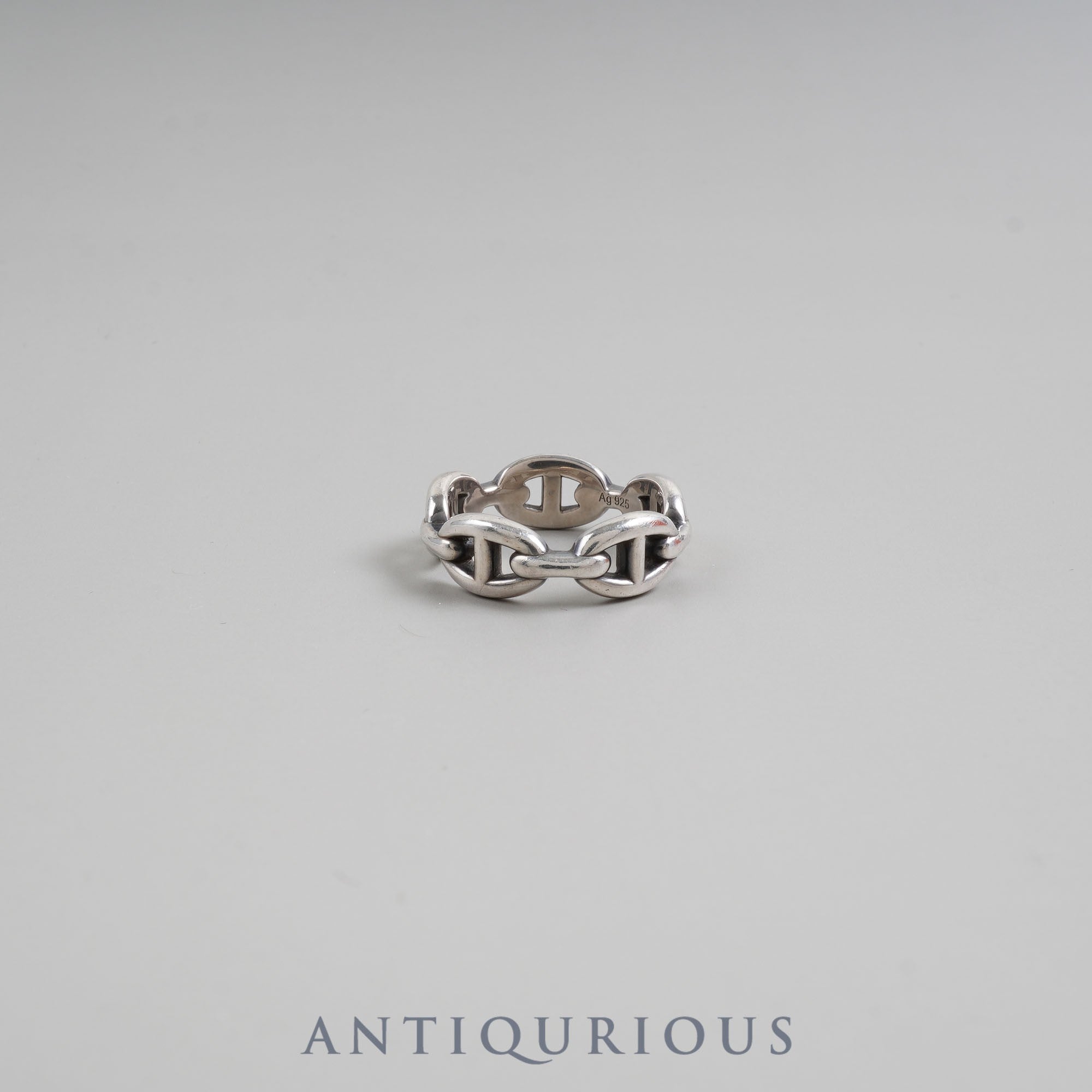 Hermes Ring Chaine d'Ancre Anchaine #56 SV925 Box