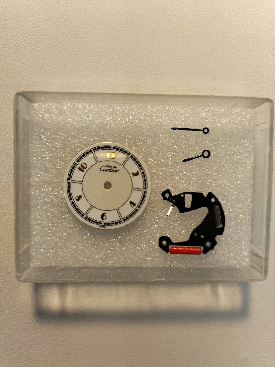 Cartier Must Vendôme VLC SM 1851 Quartz Cal. 690 SV925 Leather Genuine Buckle (GP) Arabic CC Dial Box Warranty (1998) Overhauled