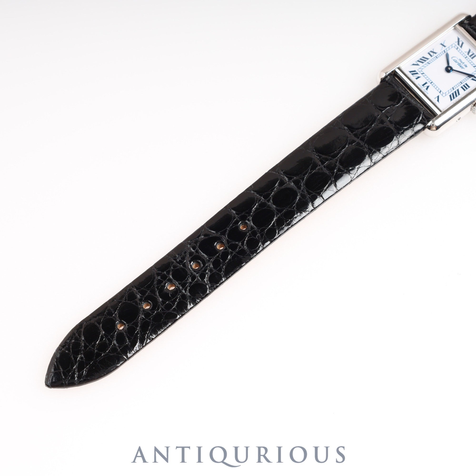 カルティエ マストタンク SM QZ ホワイトローマン文字盤 箱