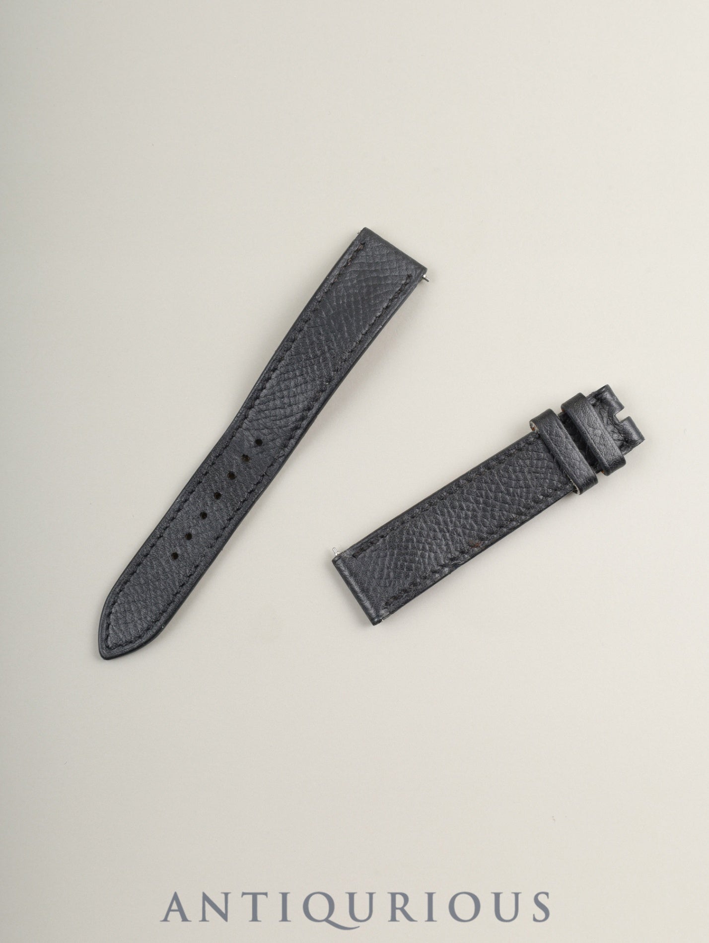 エルメス Hウォッチ HH1.210 クォーツ SS 革 純正尾錠(SS) ホワイト文字盤 純正革ベルト(□P刻印:2012年) オーバーホール済み