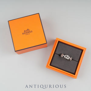 Hermès Chaine d'Ancre Enchaine PM Ring, SV925, #58, Approx. Size 17-17.5, Box, 20 Years Inscribed