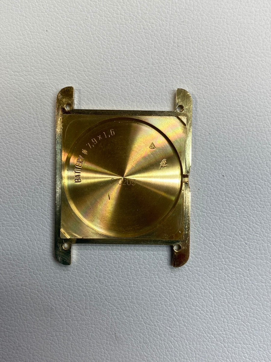 カルティエ マストタンク LM W1002653 / 1615 クォーツ Cal.690 SV925 革 純正尾錠(GP)ストレートローマン文字盤 オーバーホール済み 新品仕上げ済み