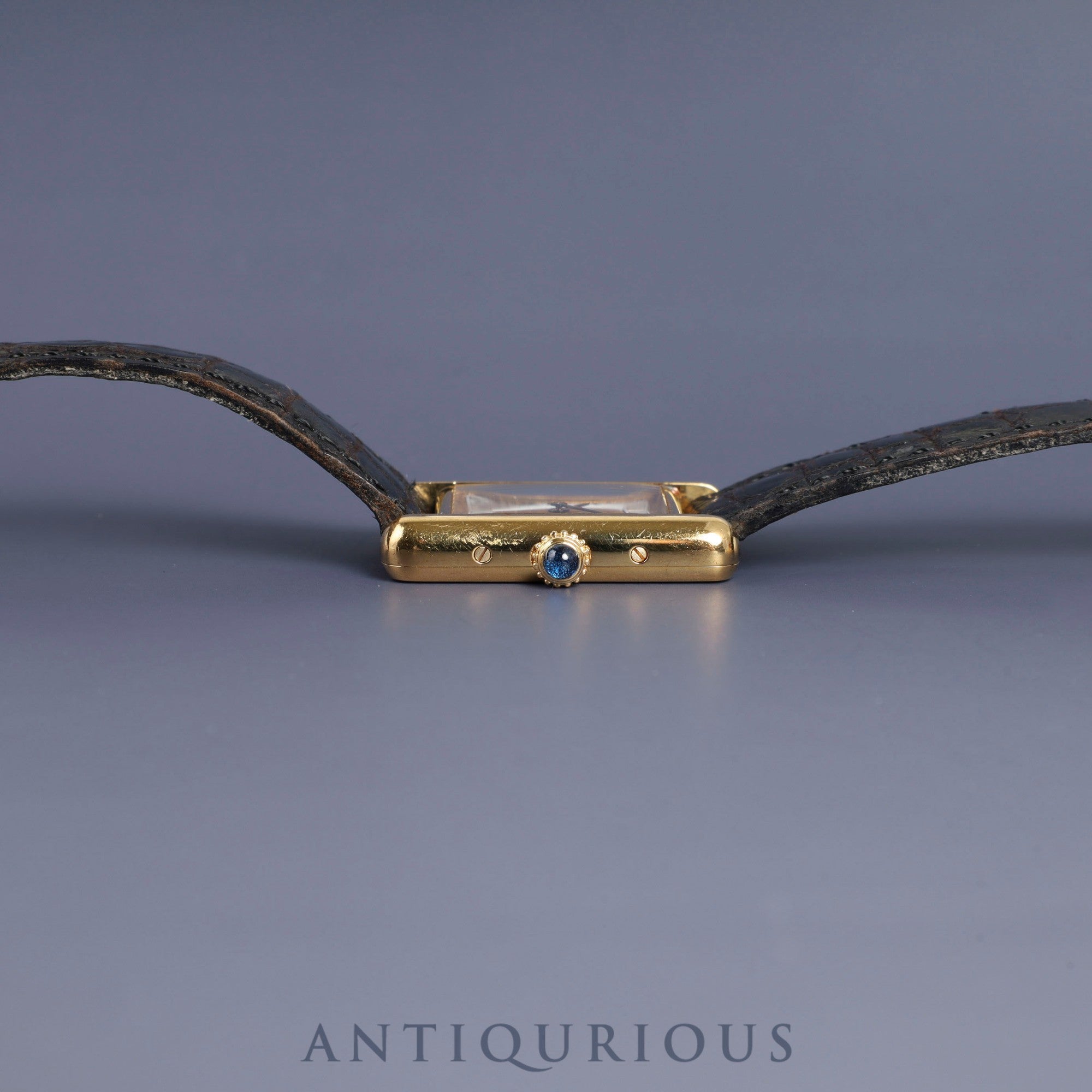 カルティエ マストタンク SM 5057001 クォーツ Cal.057 SV925 純正革ベルト 純正尾錠(GP) フロントトリニティ文字盤(SWISS表記) 保証書(日付無し)オーバーホール済み