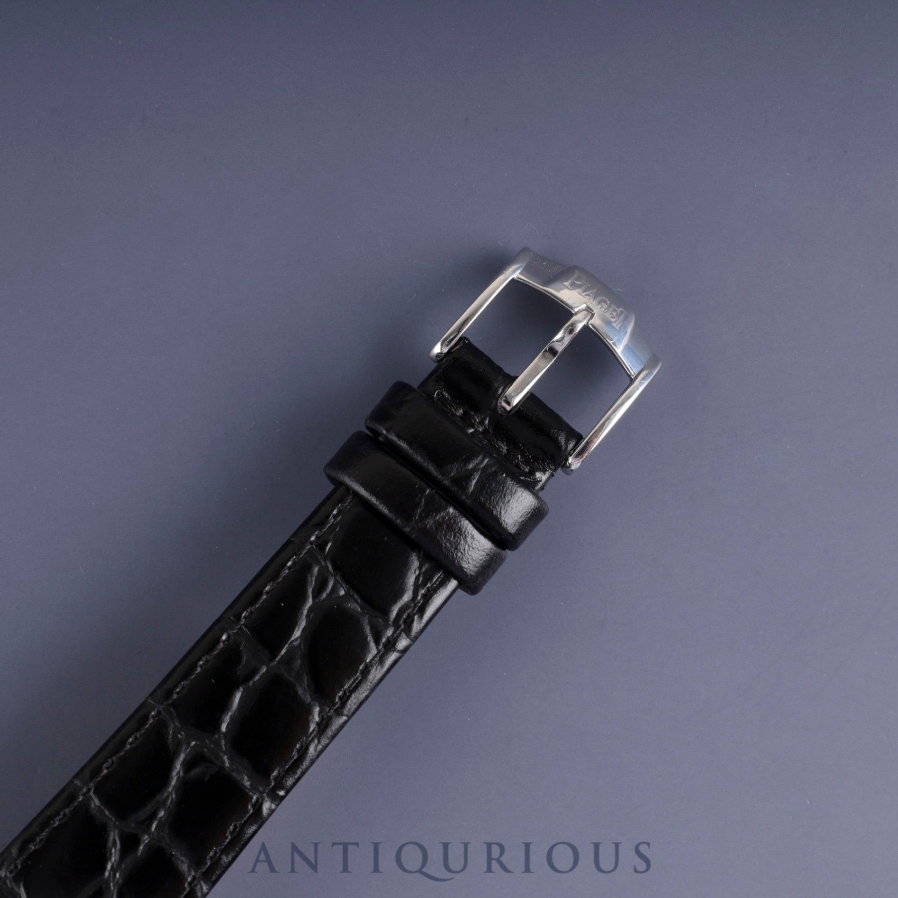 Piaget Tradition La Côte aux Fées 90035 Manual Winding Caliber 430P 750 Leather Watch with Genuine Buckle (750) Silver Dial Overhauled