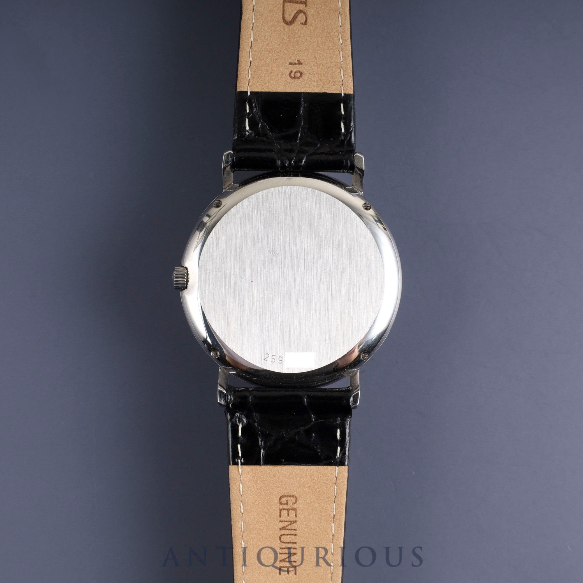 IWC Portofino 3331 Quartz Cal.IWC 22105 SS Leather Genuine Buckle (SS) White Dial Overhauled IWC