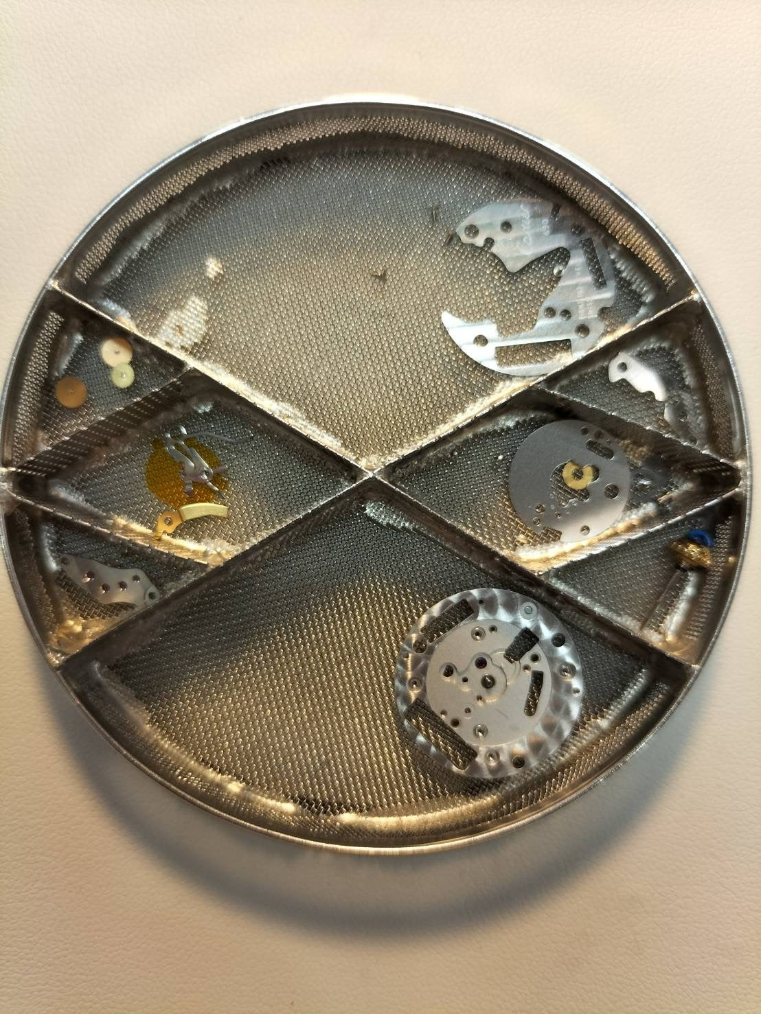 Cartier Must Tank LM W1005654 / 590005 Quartz Cal.690 SV925 Leather Genuine Buckle (GP) Opalan Dial Overhauled