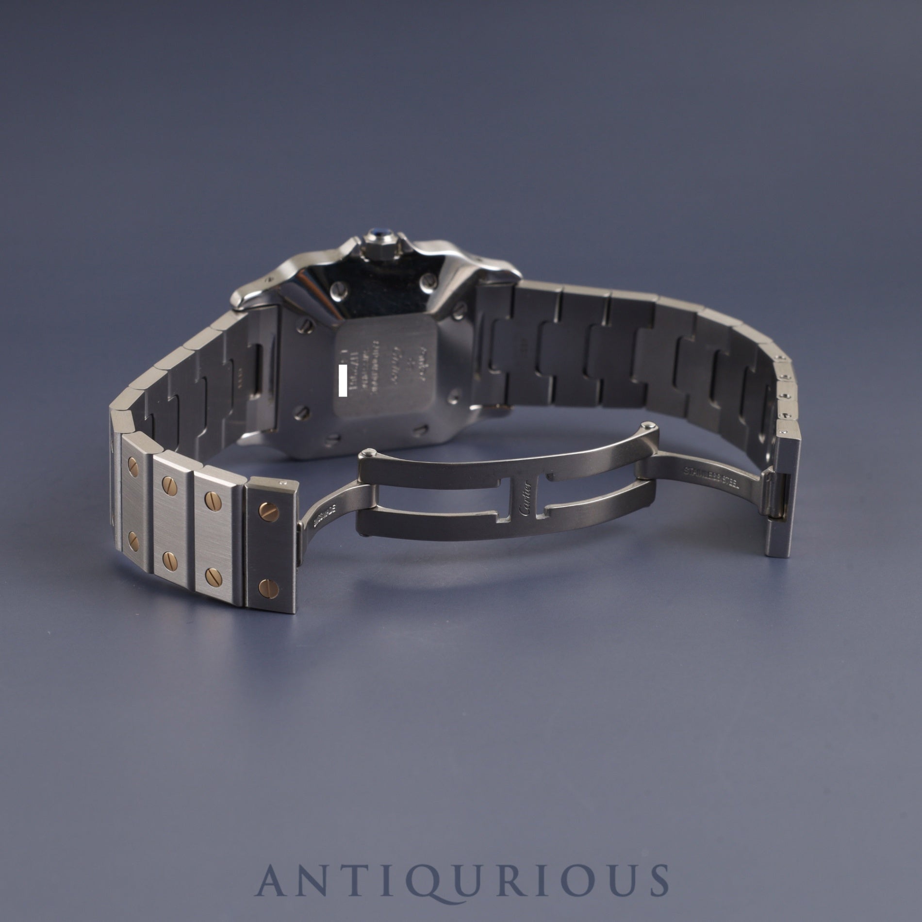 カルティエ サントス ガルベ LM 81036283 / 1172961 自動巻き SS/YG SS/YG ホワイトローマン文字盤 カルティエブティックにてコンプリートサービス済み 新品ブレス交換済み