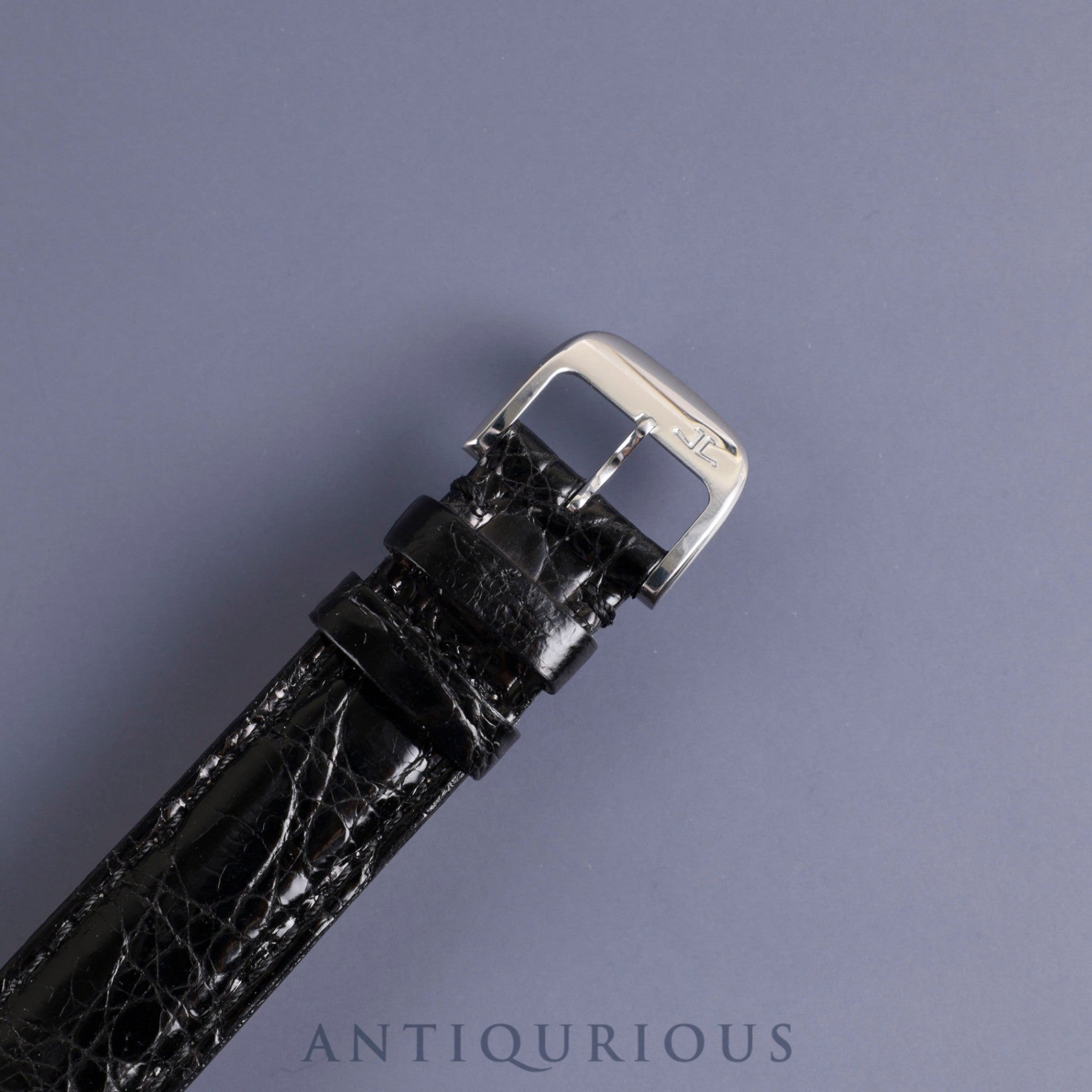 ジャガー・ルクルト レベルソ クラシック 250.8.86 手巻き Cal.846/1 SS 革 純正尾錠(SS)シルバーアラビア文字盤 ケース 保証書(1996年) 冊子 オーバーホール済み ※ケース裏彫りあり