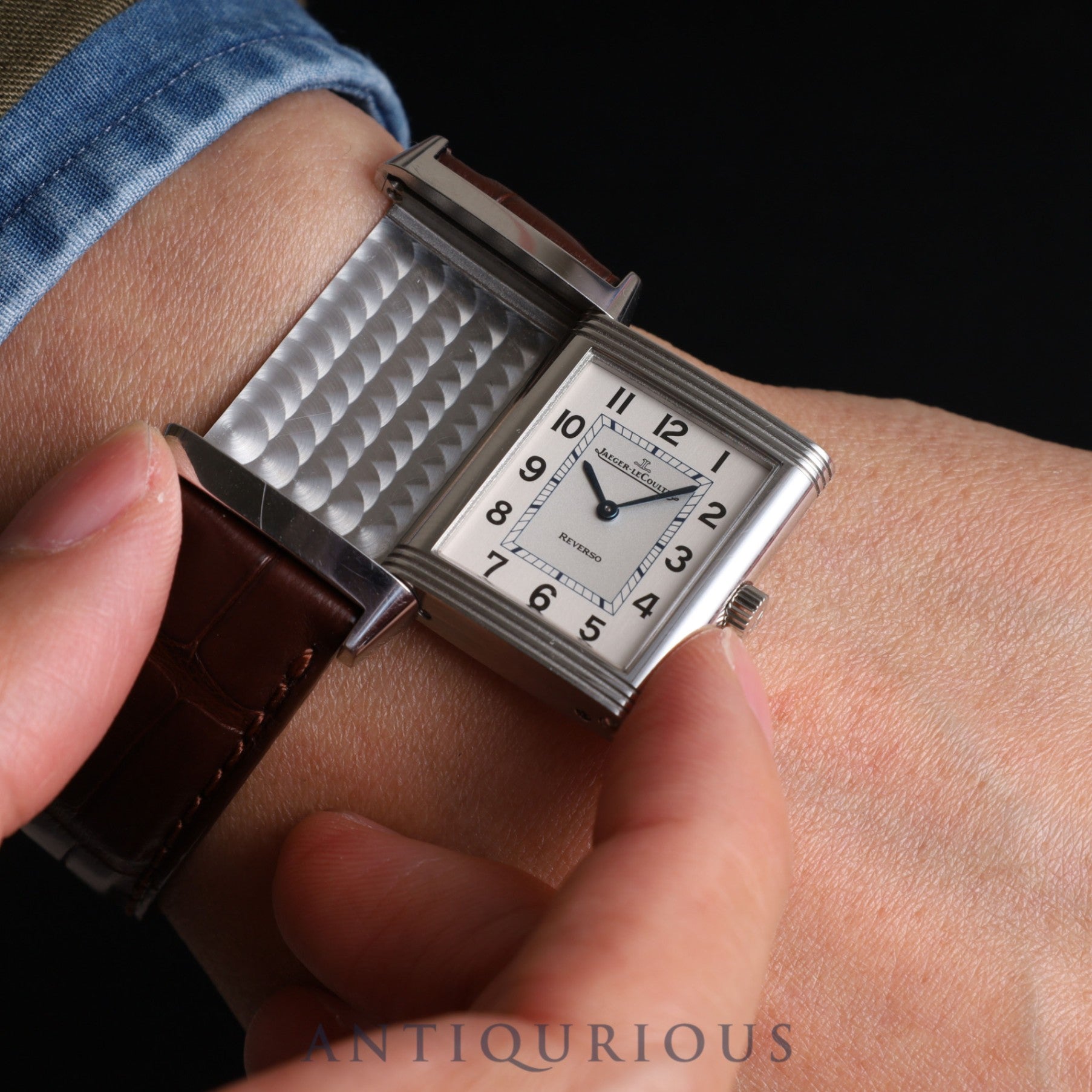 Jaeger-LeCoultre Reverso Classic Q2508412 / 252.8.86 Manual winding Cal.846/1 SS Genuine leather strap Genuine buckle (SS) Silver dial Box Booklet Warranty card (2015) Cloth Genuine replacement strap Overhauled