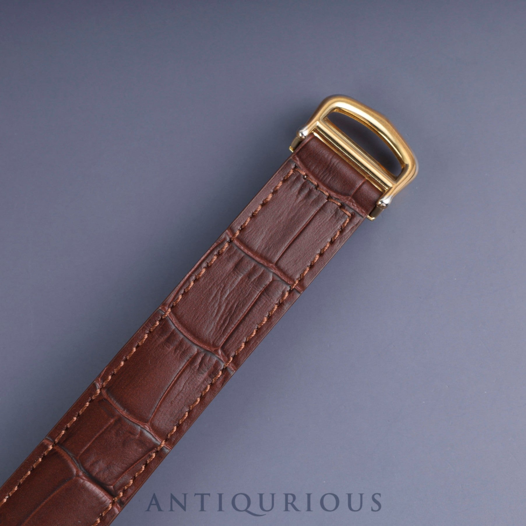 カルティエ マストタンク LM 1615 クォーツ Cal.- SV925 革 純正Dバックル(GP) アイボリーローマン文字盤 1996年頃〜1998年頃 カルティエブティックにてコンプリートサービス済み