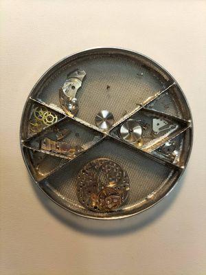 IWC Old Inter Schauhausen 2582 Manual Winding Caliber 423 Stainless Steel Leather Strap with Aftermarket Buckle, Blue Roman Dial, Overhauled