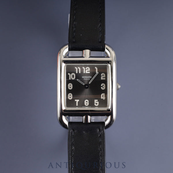 エルメス ケープコッド CC1.210 クォーツ Cal.976.001 SS 純正革ベルト 純正尾錠(SS)グレー文字盤 オーバーホール済み