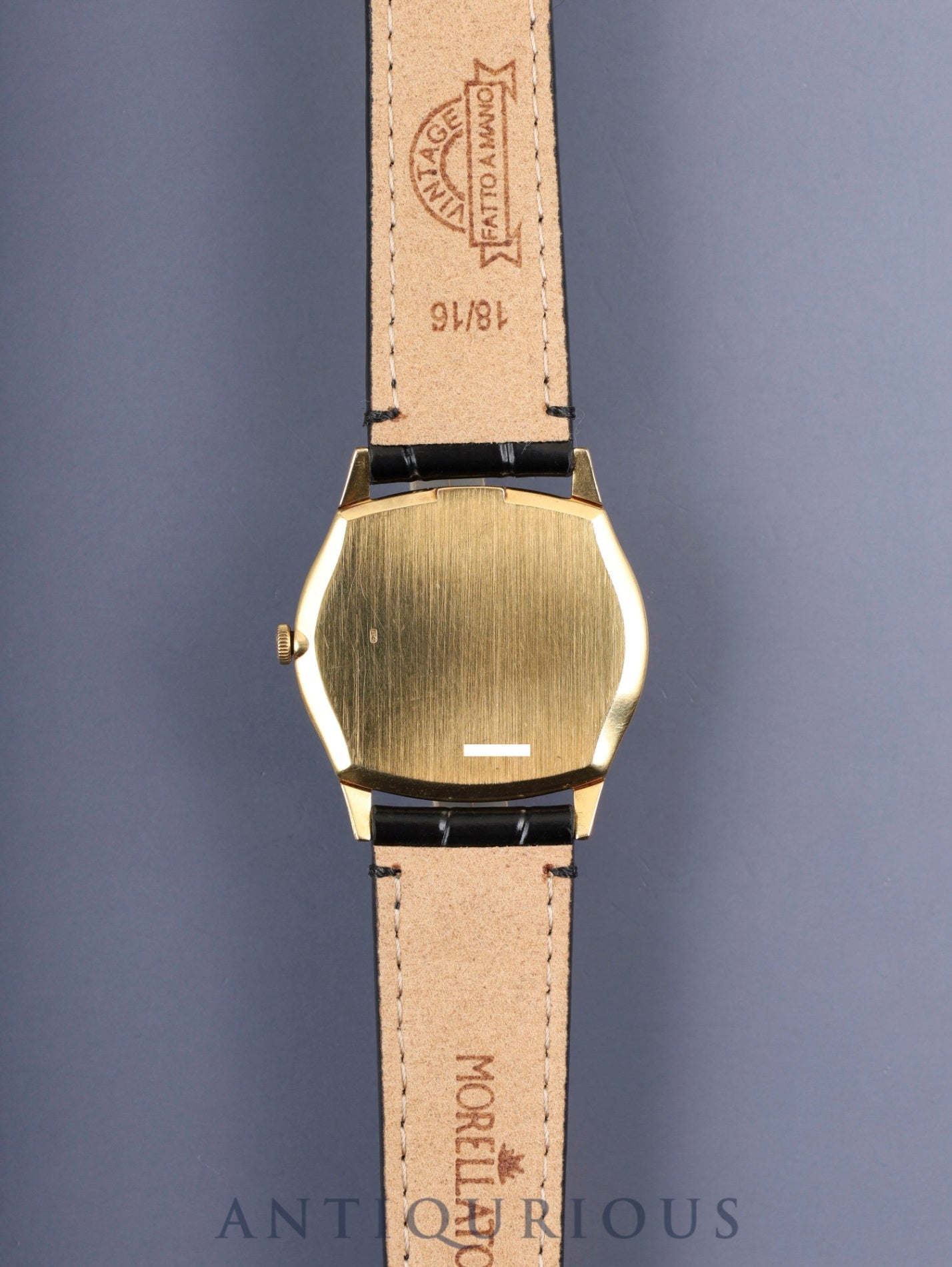 ロレックス チェリーニ 3809 手巻き Cal.1600 750YG 革 純正尾錠(GP) シャンパン文字盤 30番台(1970年)オーバーホール済み