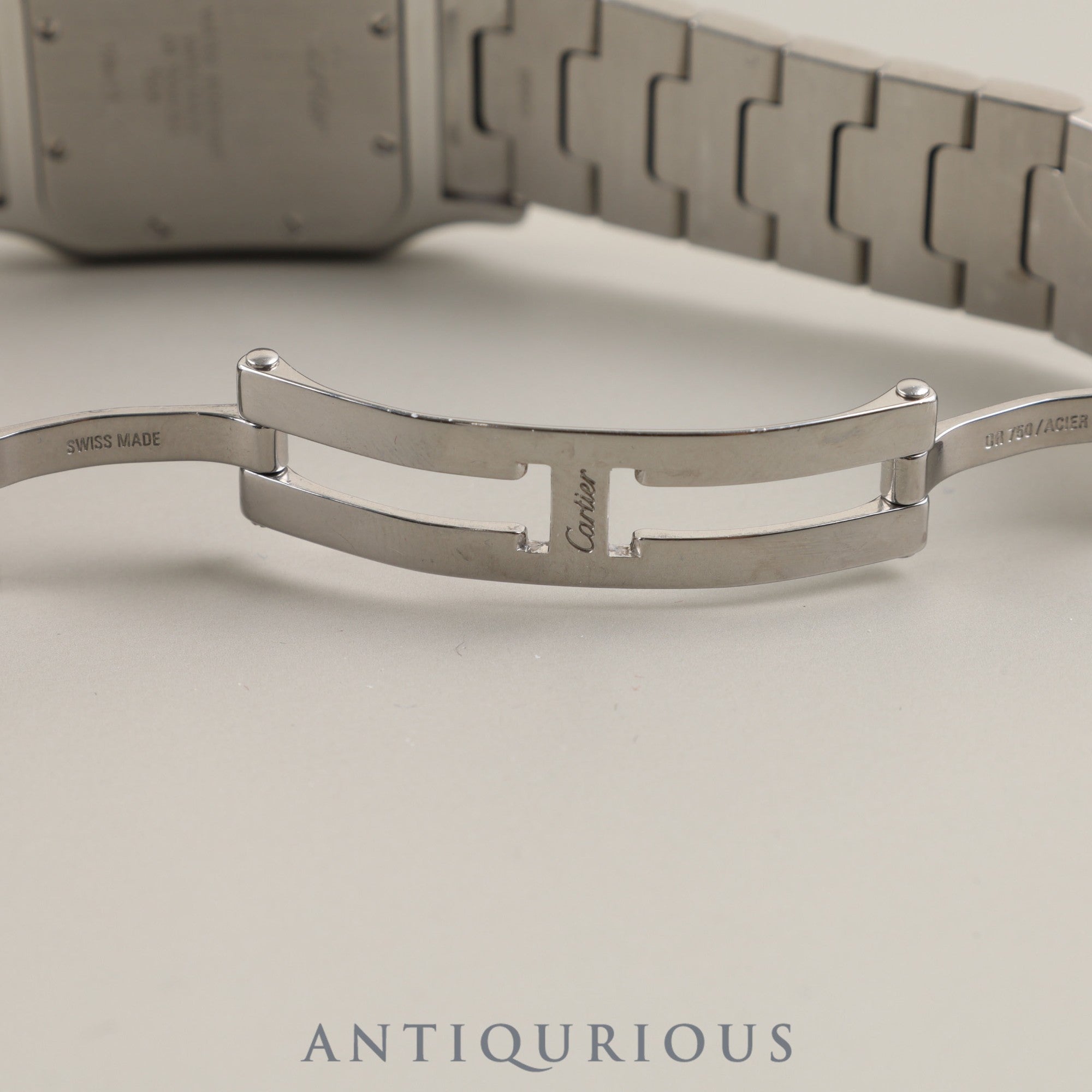 Cartier Santos Galbee LM W20011C4 / 1566 Quartz Cal.687 SS/YG SS/YG Ivory Dial Box Overhauled