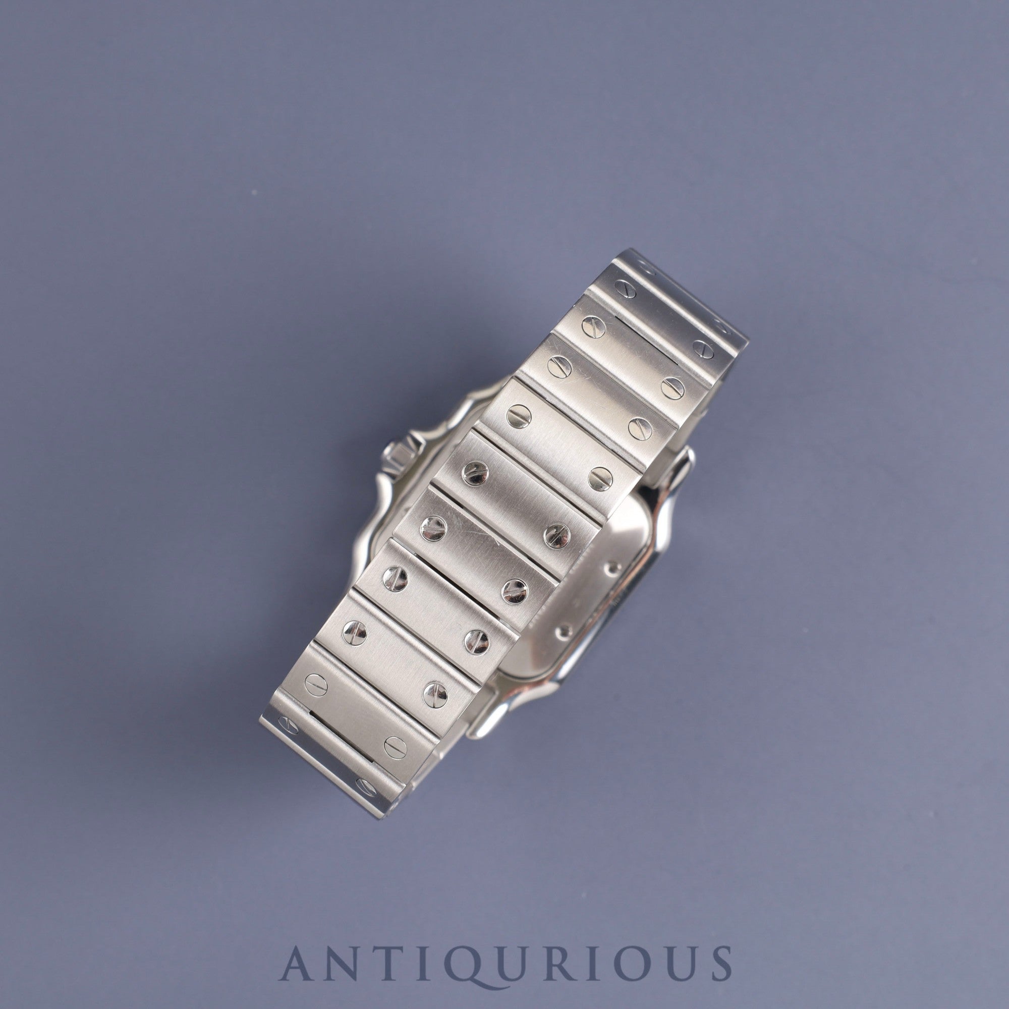 カルティエ サントス ガルベ LM W20040D6/2319 自動巻き SS シルバーギョーシェ文字盤 カルティエブティックにてコンプリートサービス(フルメンテナンス)済み