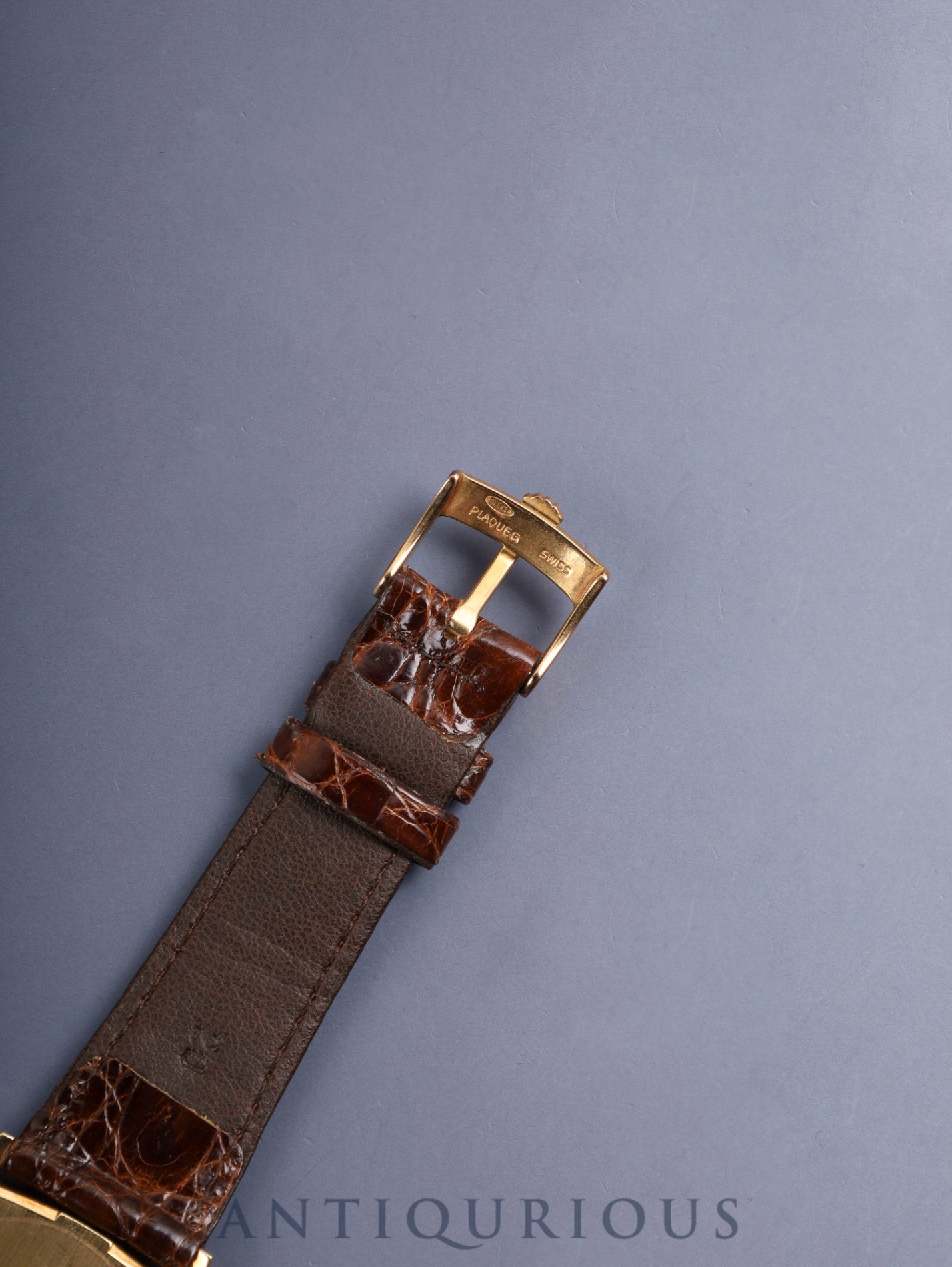 ロレックス チェリーニ 3805 手巻き Cal.1600 750YG 革 純正ピンバックル(GP)シャンパン文字盤(σ SWISS σ表記)40番代(1974年) オーバーホール済み