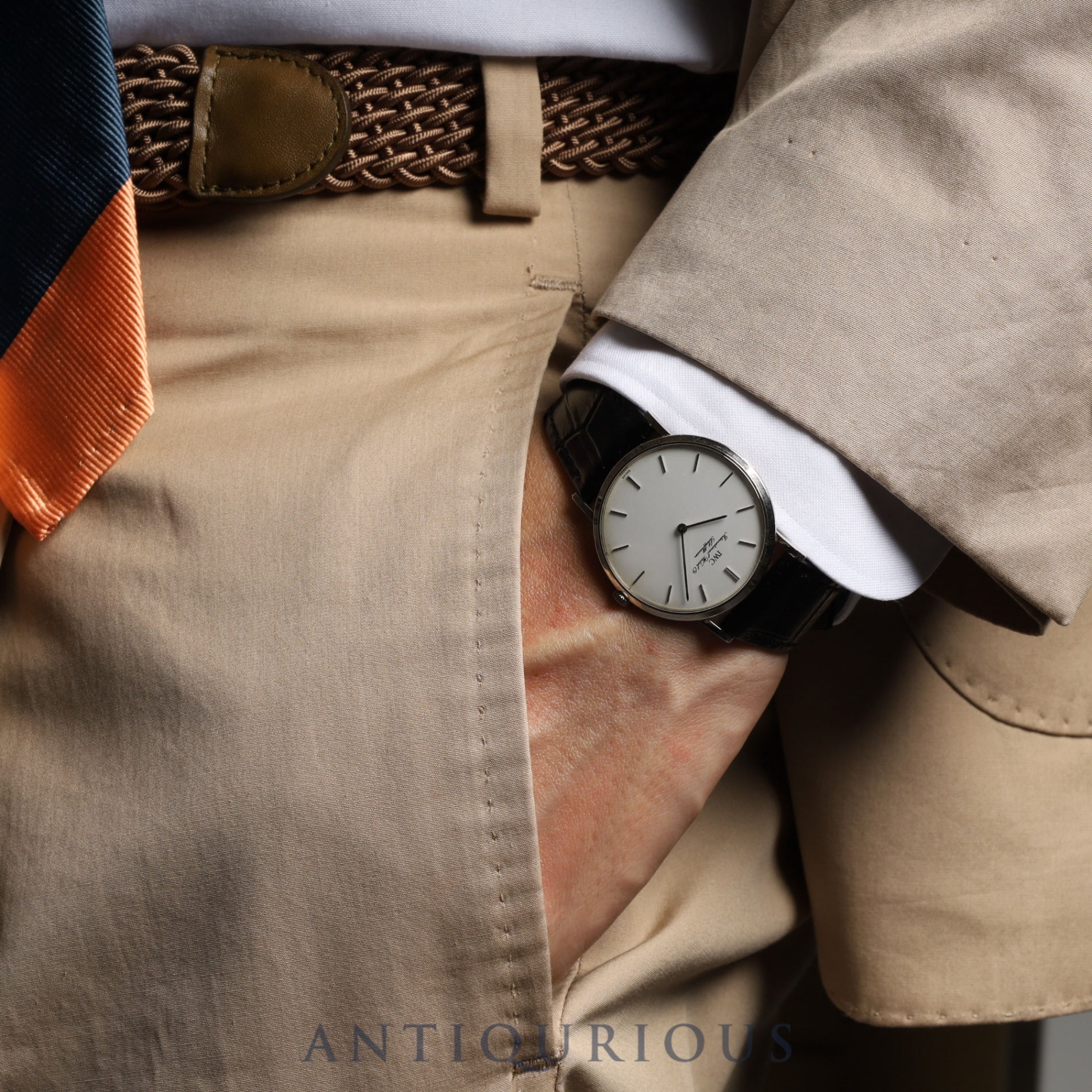 IWC Portofino IW201003 Manual winding Cal.1852 750 Leather Genuine buckle (SS) White dial Overhauled IWC