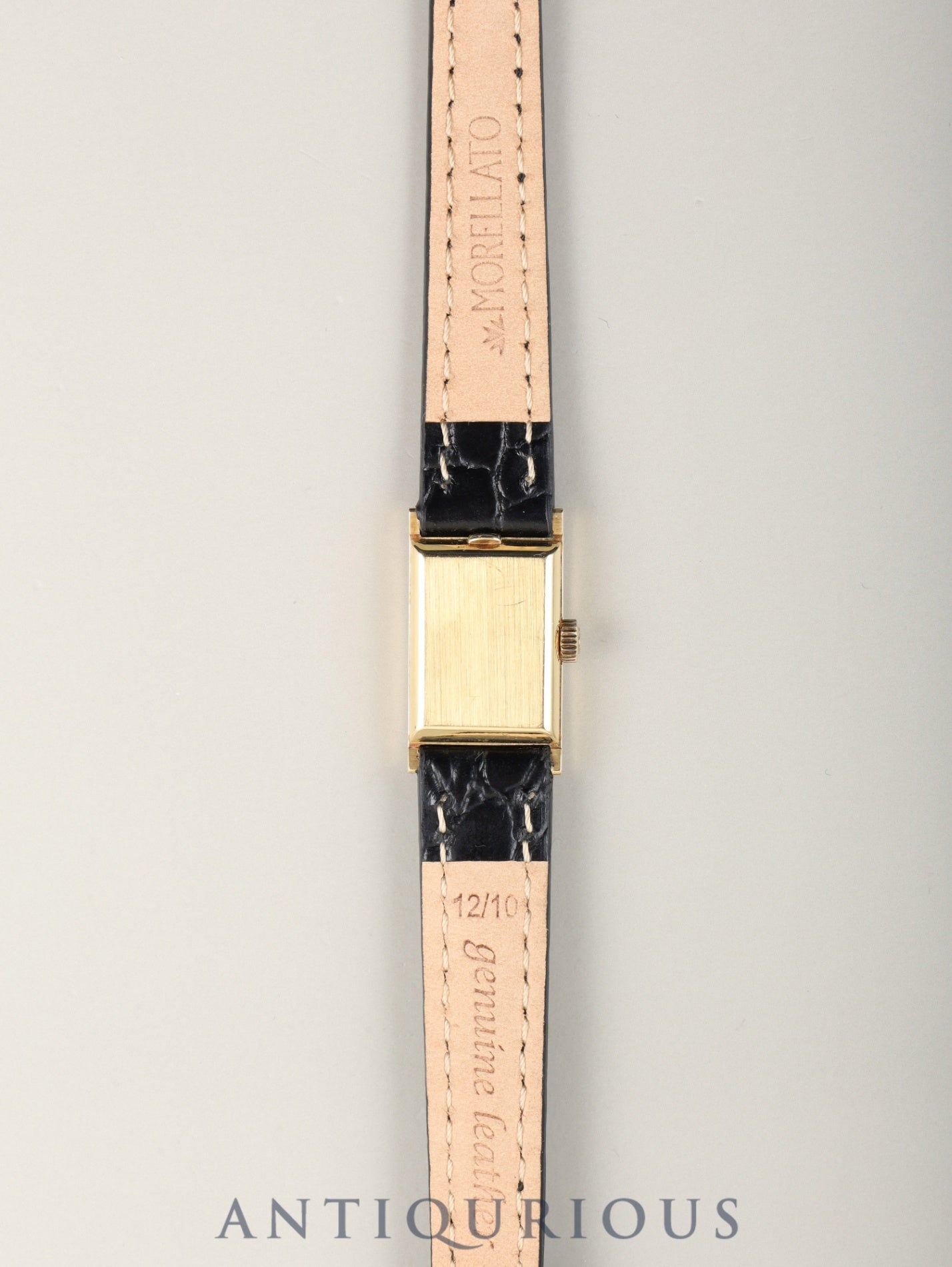 Omega De Ville 5110212 Manual Winding Caliber 485 750YG Leather Strap Genuine Buckle (GP) Champagne Dial Overhauled