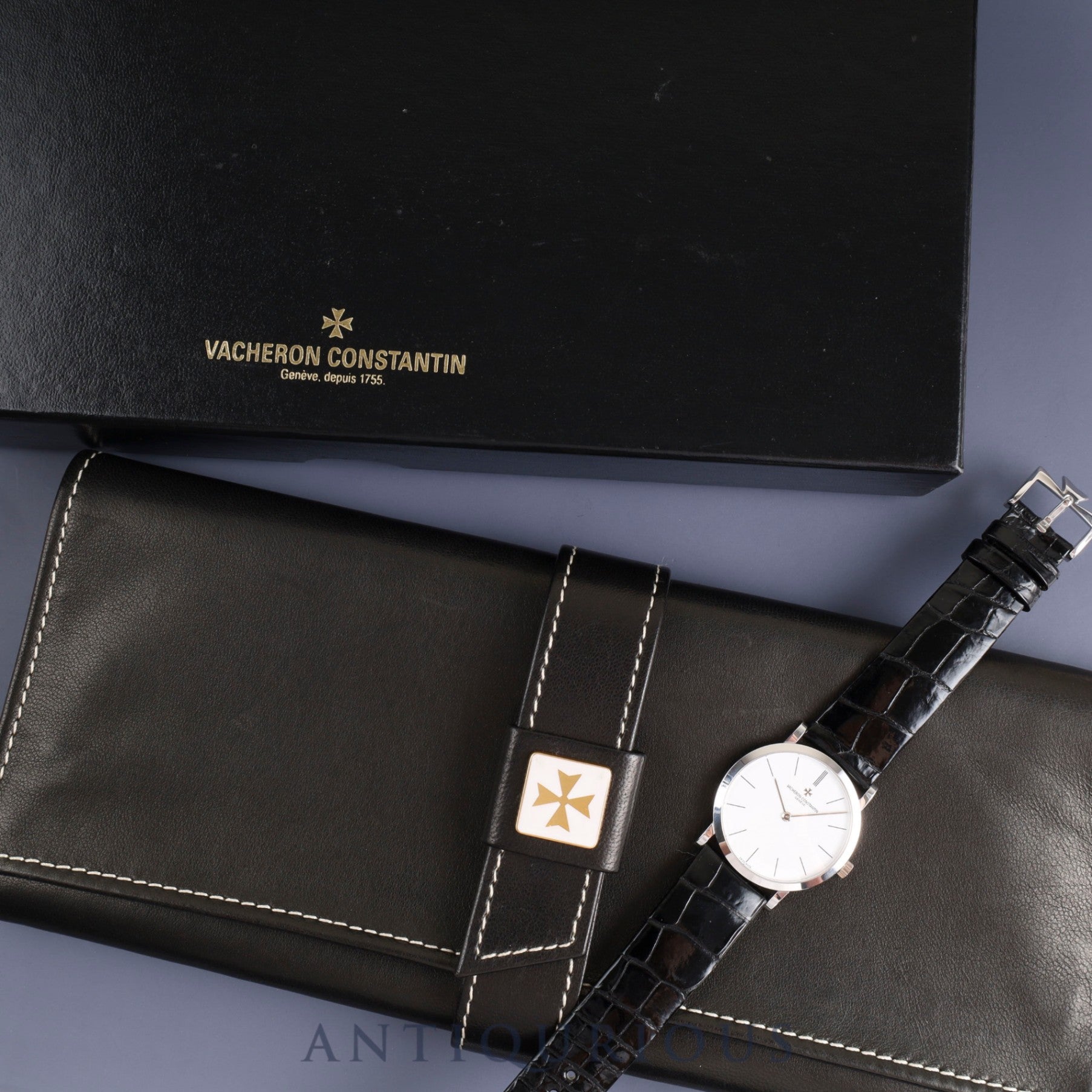 Vacheron Constantin Patrimony 33093/3 Manual winding Cal.1003/2 750 Genuine leather strap Genuine buckle (750) White dial Box Case Overhauled