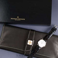 ヴァシュロン・コンスタンタン パトリモニー 33093/3 手巻き Cal.1003/2 750 純正革ベルト 純正尾錠(750) ホワイト文字盤 箱 ケース オーバーホール済み