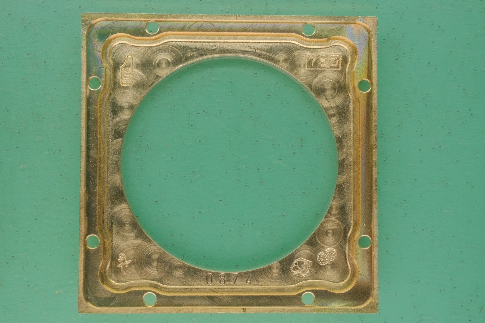 カルティエ タンクオビュ LM 2380 / W1516956 手巻き Cal.430MC 750YG 革 純正尾錠(GP)シルバーギョーシェ文字盤 カルティエアフターサービス済み オーバーホール済み