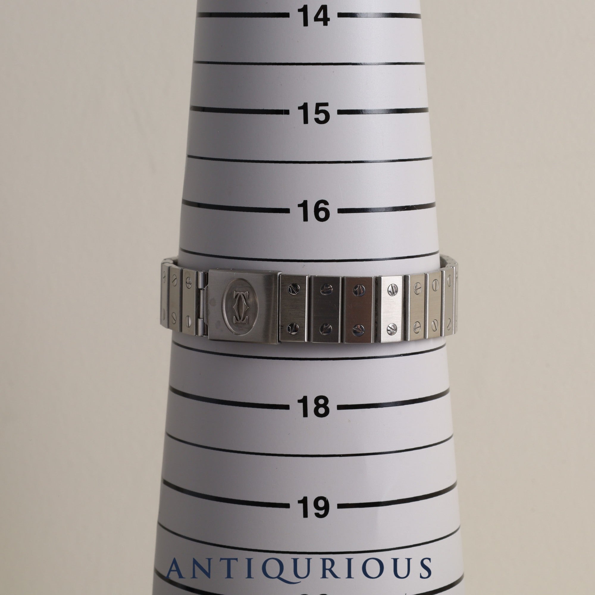 カルティエ サントス オクタゴンLM 自動巻き Cal.2671 SS SS グレー文字盤 オーバーホール済み