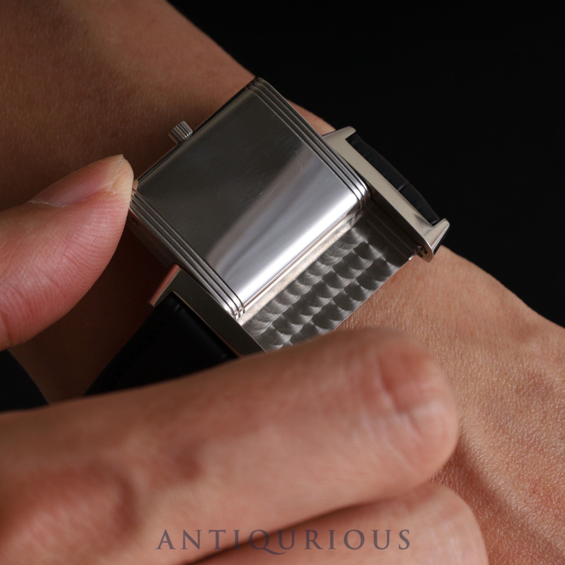 ジャガー・ルクルト レベルソ クラシック 250.8.86 手巻き Cal.846/1 SS 革 純正尾錠(SS) シルバーアラビア文字盤 オーバーホール済み