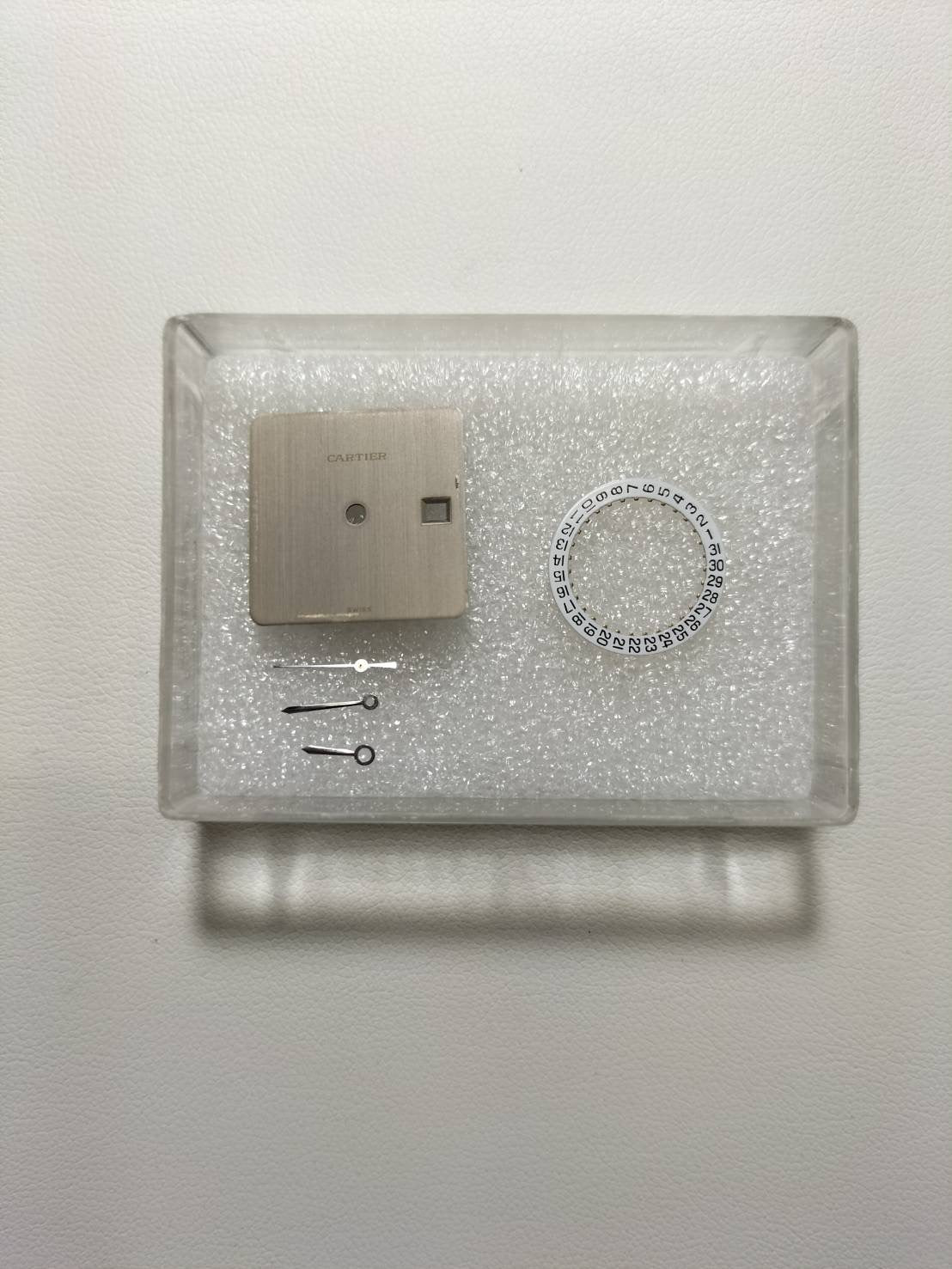 カルティエ サントス カレ LM 2960 自動巻き SS SS グレーゴースト文字盤(SWISS表記)オーバーホール済み
