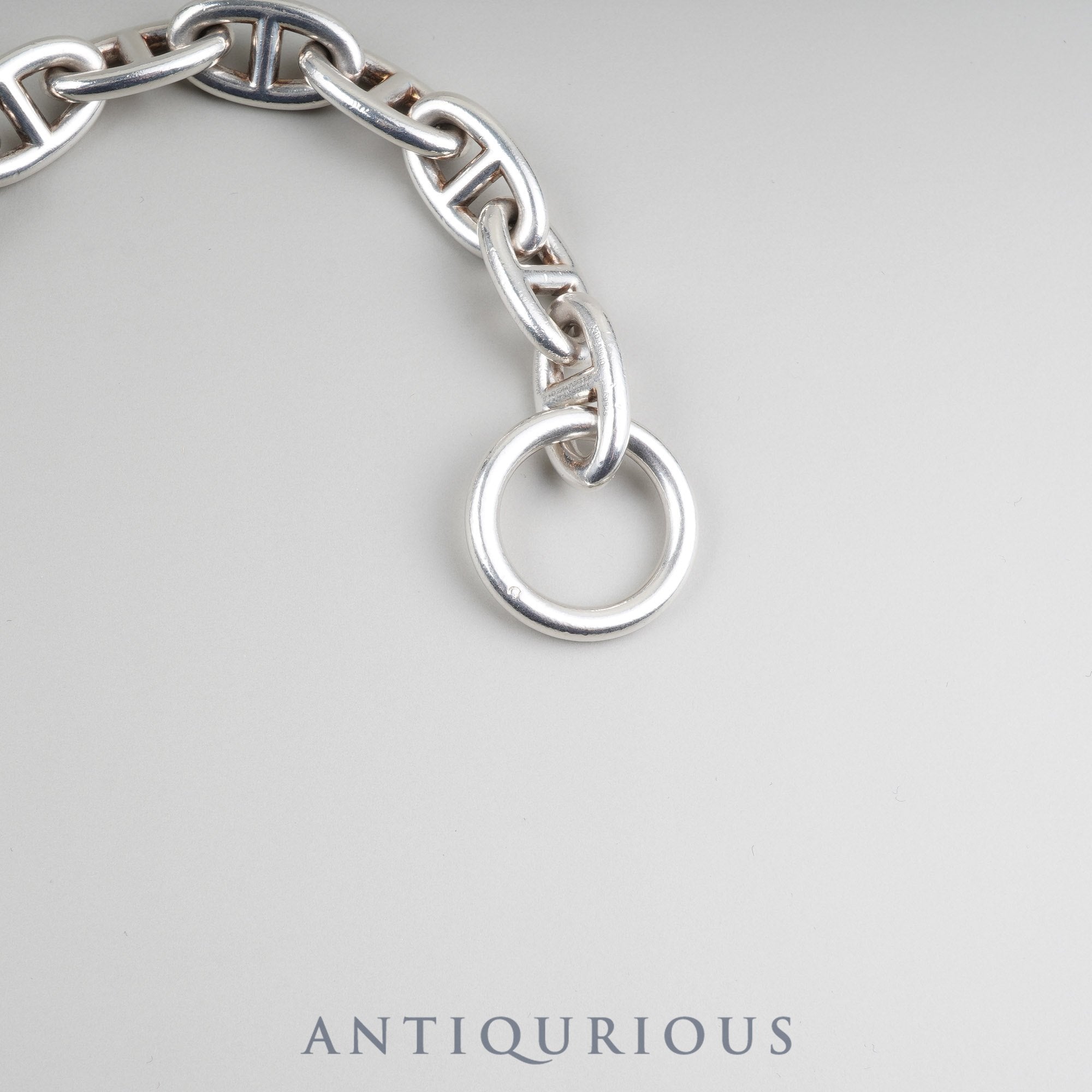 Hermes Bracelet Chaine d'Ancre GM 14 links SV925 23 years old