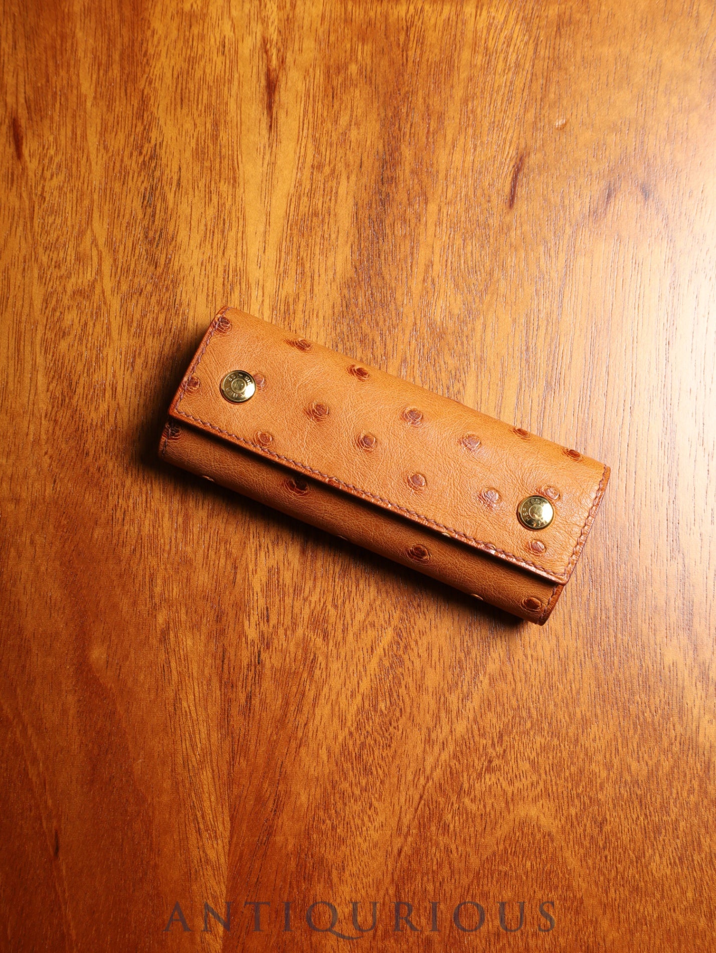 エルメス キーケース オーストリッチレザー (○Z刻印:1996年) GP 箱