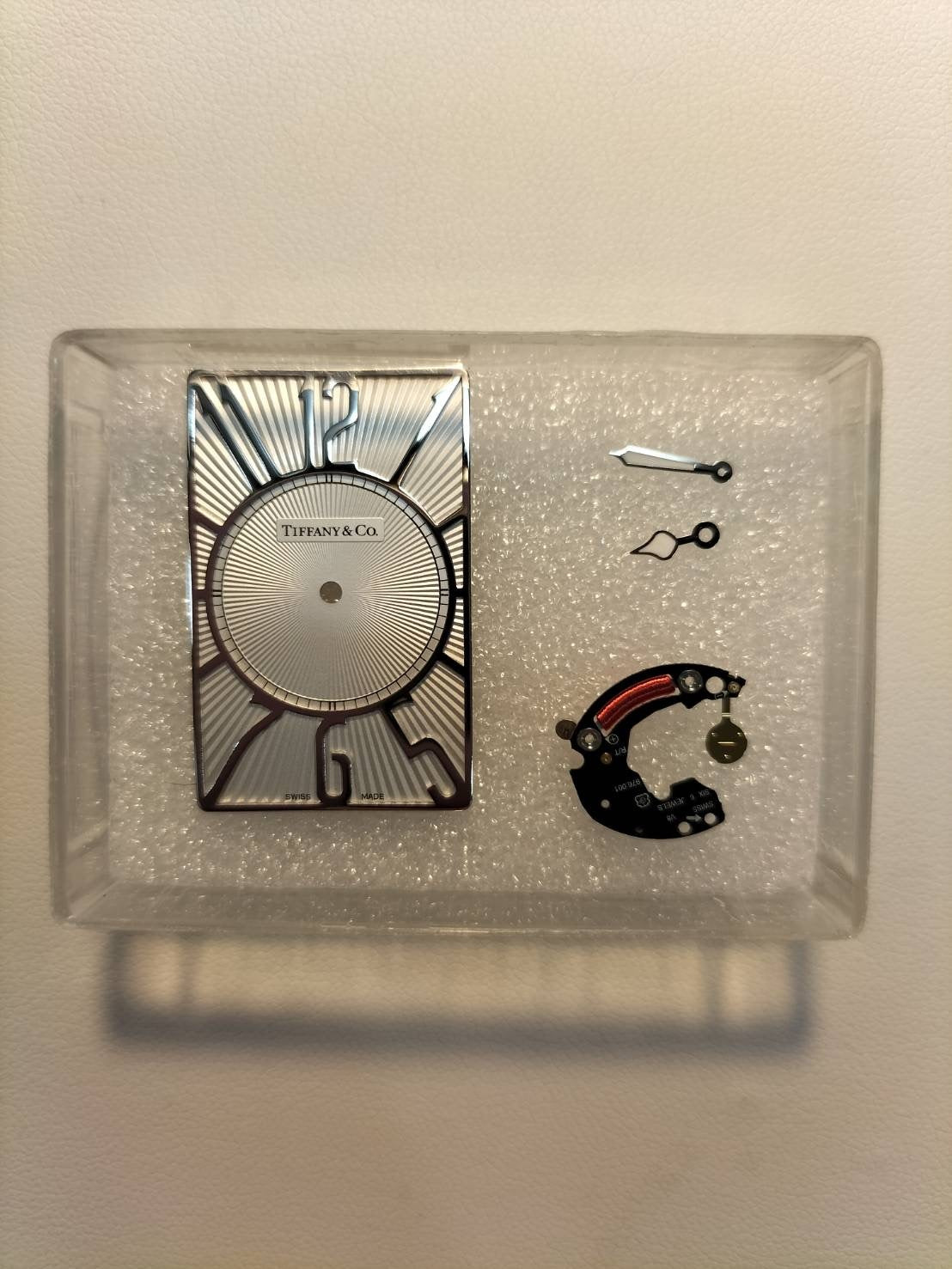 Tiffany Gallery Z3002.10.10A21A68A Quartz Cal.976.001 SS Leather Genuine Buckle (SS) Silver Dial Overhauled