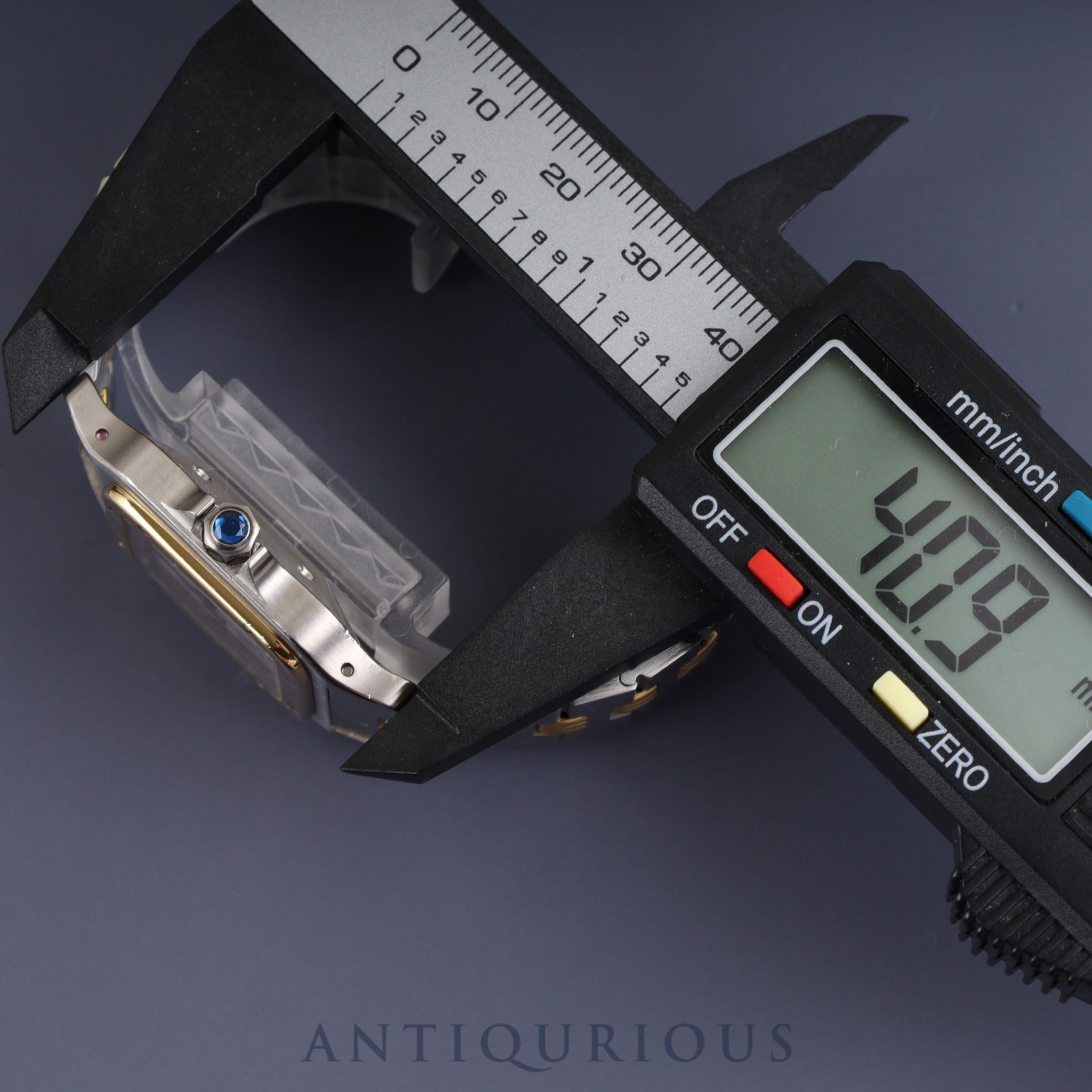 カルティエ サントスガルベ LM AC23.80gr OR 0.750 4.05gr / 2961 Ref.81036232 自動巻き SS / YG SS / YG ホワイトローマン文字盤 カルティエブティックにてコンプリートサービス(フルメンテナンス)済み