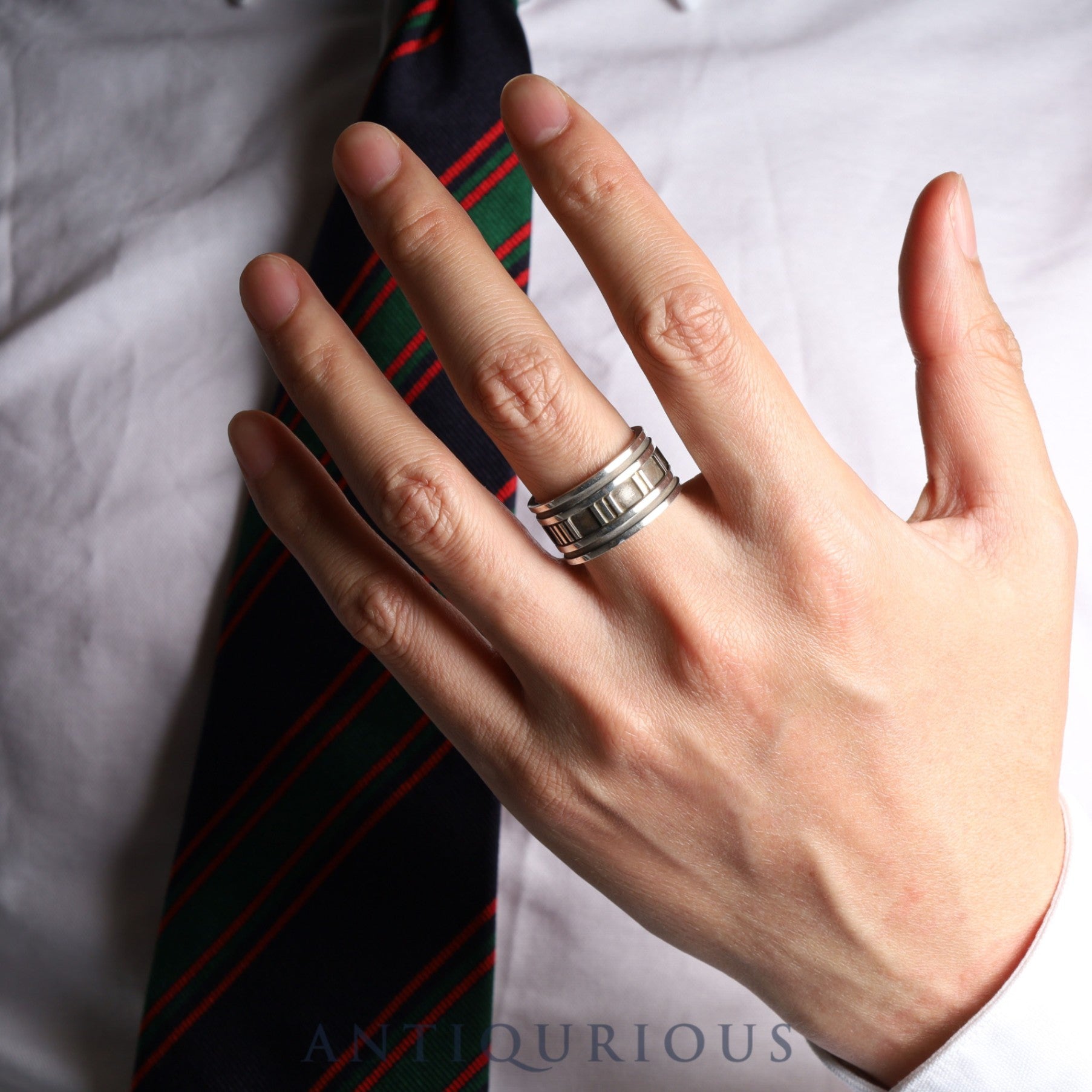 ティファニー リング アトラス ワイド SV925 1995刻 約19.5号