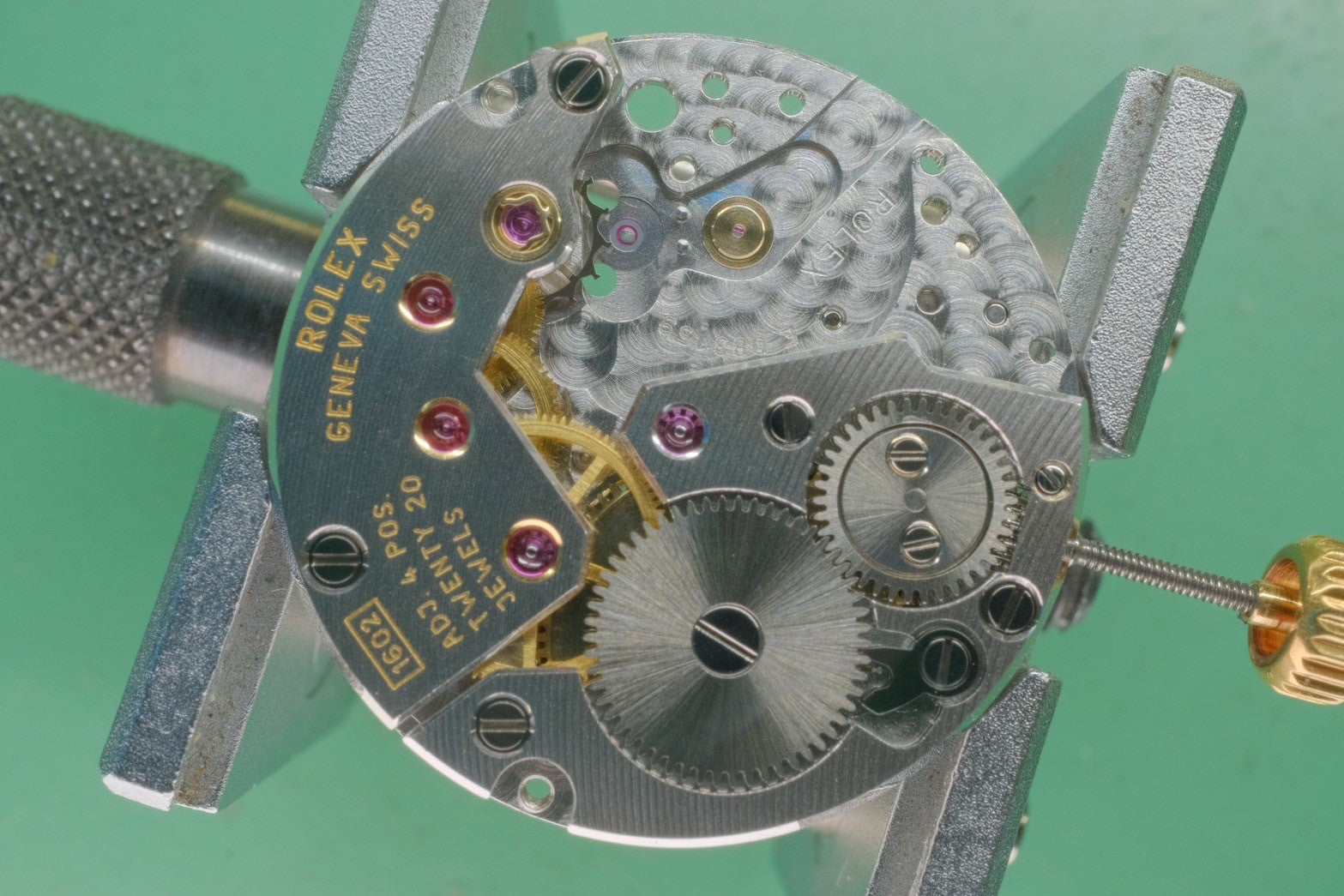 Rolex Cellini 5115/8 Manual winding Cal.1602 750 Leather Genuine buckle (750) Ivory engraved computer dial Warranty (2014) Genuine replacement belt Overhauled