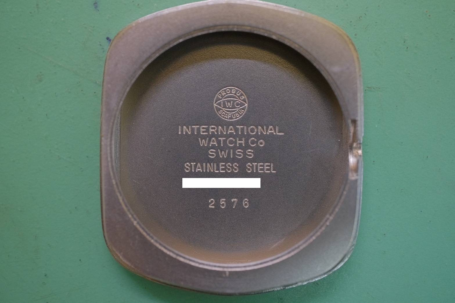 IWC Da Vinci Line 2576 Manual Winding Cal.423 SS Leather Silver Dial Overhauled IWC