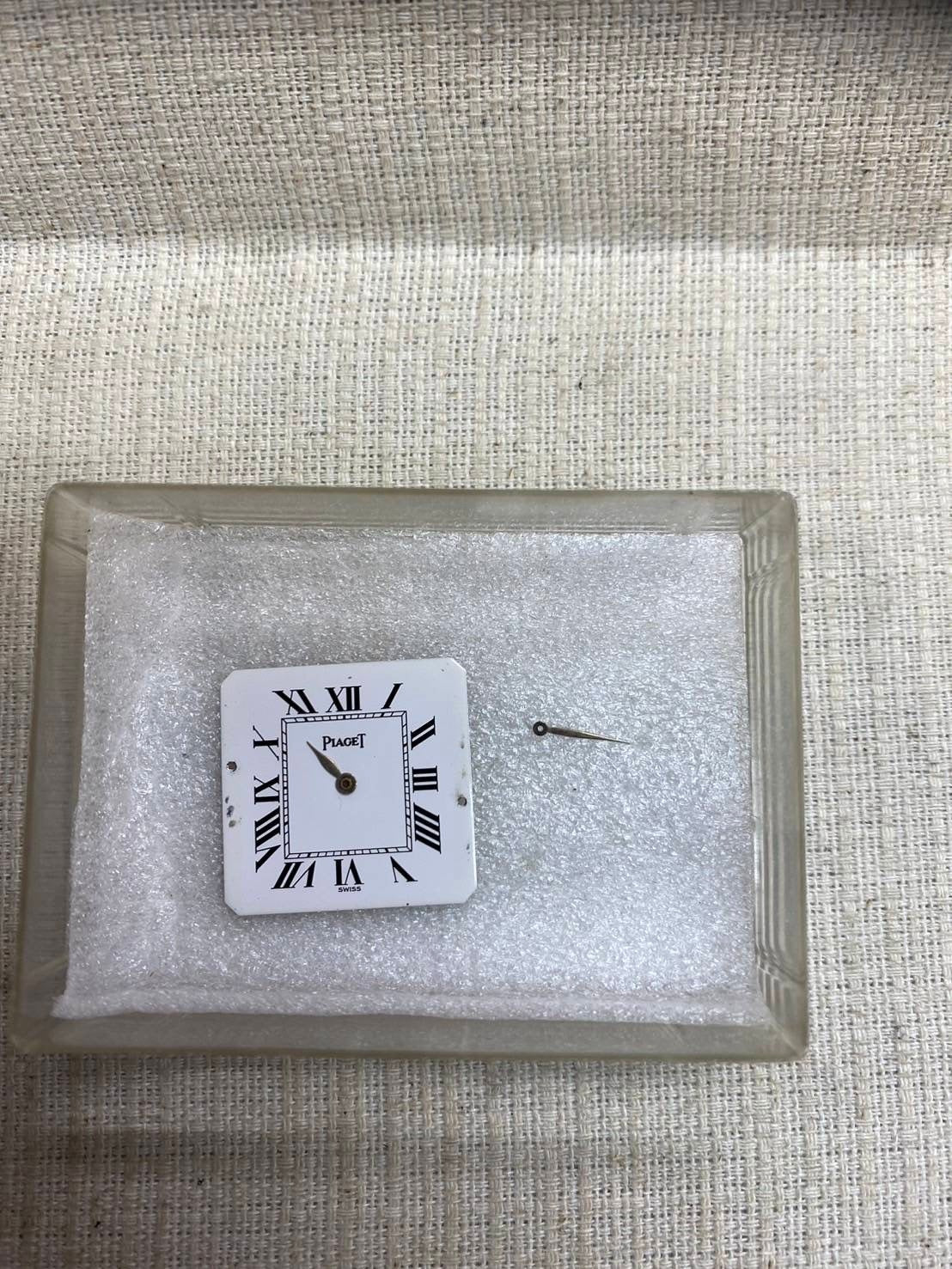 Piaget Tradition 90802D Manual winding Cal.9P2 YG Leather Genuine buckle (750) White dial Overhauled