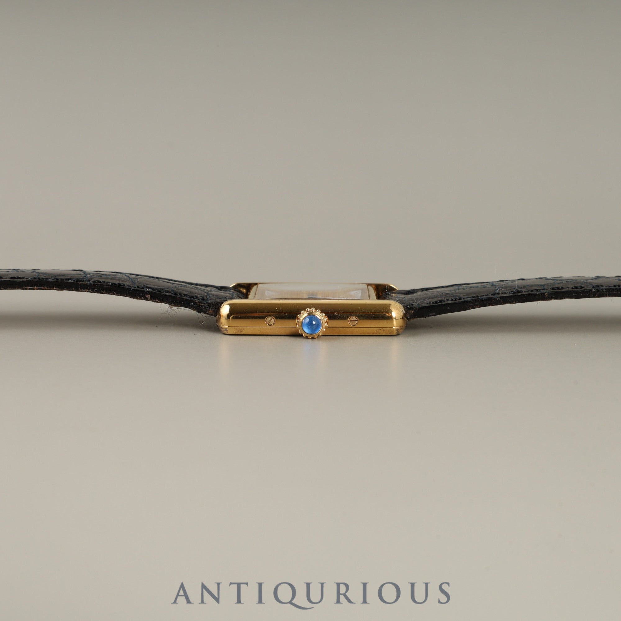 カルティエ マストタンク SM 5057001 クォーツ Cal.057 SV925 純正革ベルト 純正尾錠(GP)フロントトリニティ文字盤 オーバーホール済み