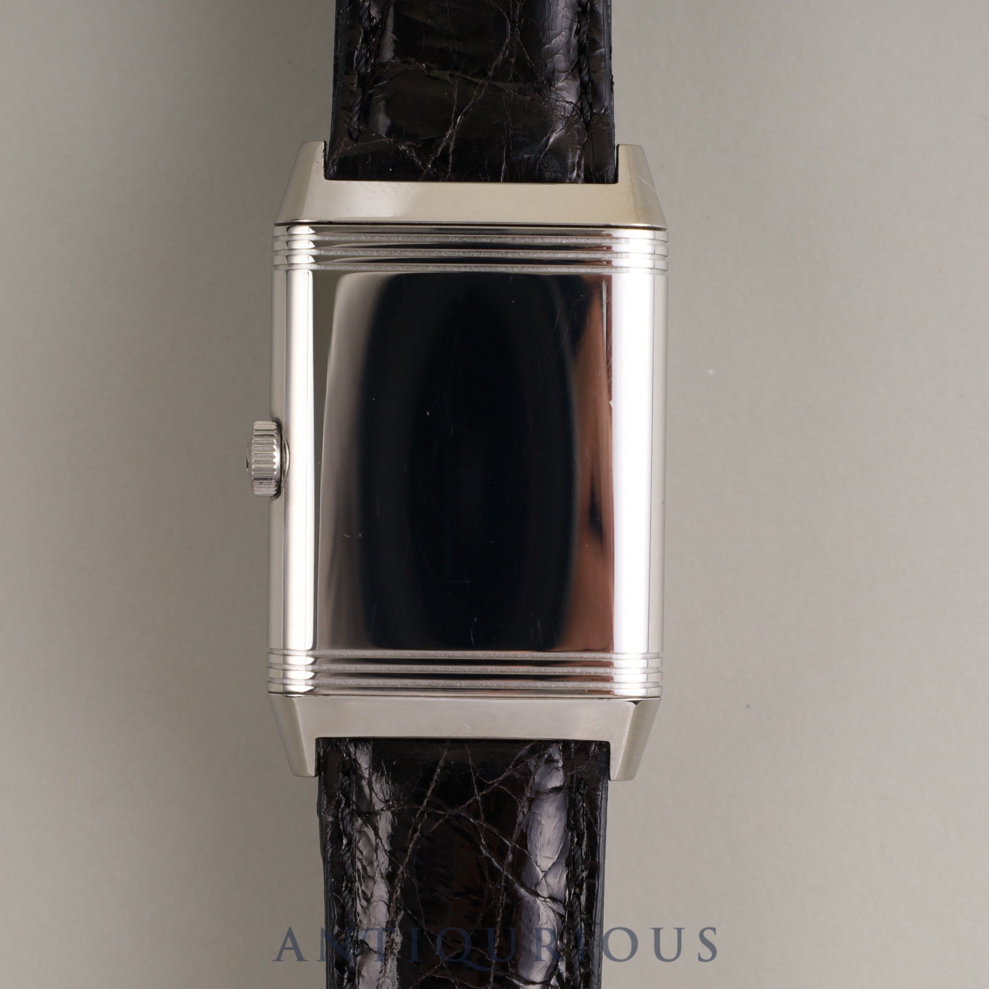 ジャガー・ルクルト ビッグレベルソ Q2708420(270.8.62)手巻き Cal.822 SS 革 純正バックル(SS)シルバー文字盤 箱 説明書 替えベルト