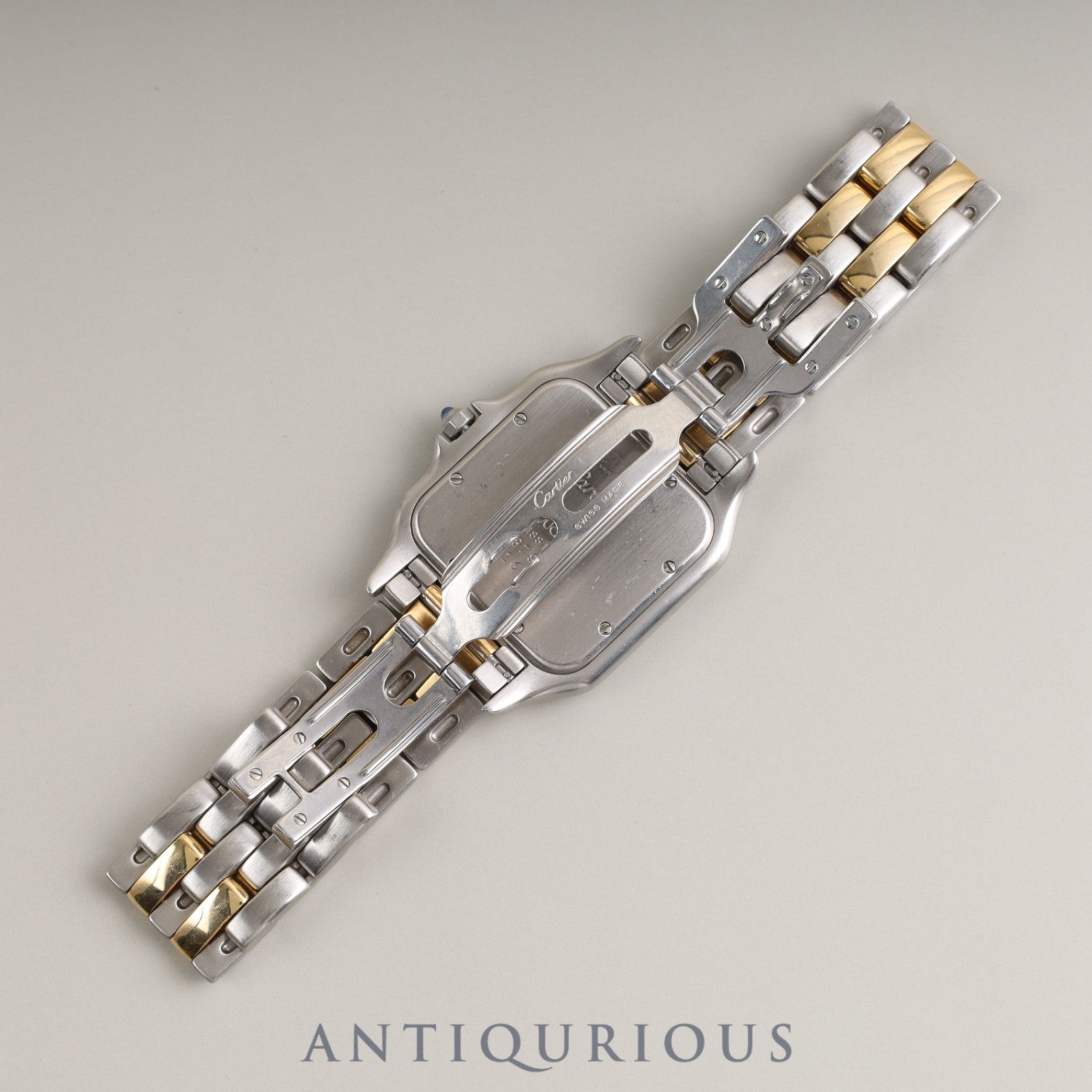 Cartier LM Panthere LM W25027B6 / 187957 Quartz SS/YG SS/YG Ivory Roman Dial Warranty (1995)