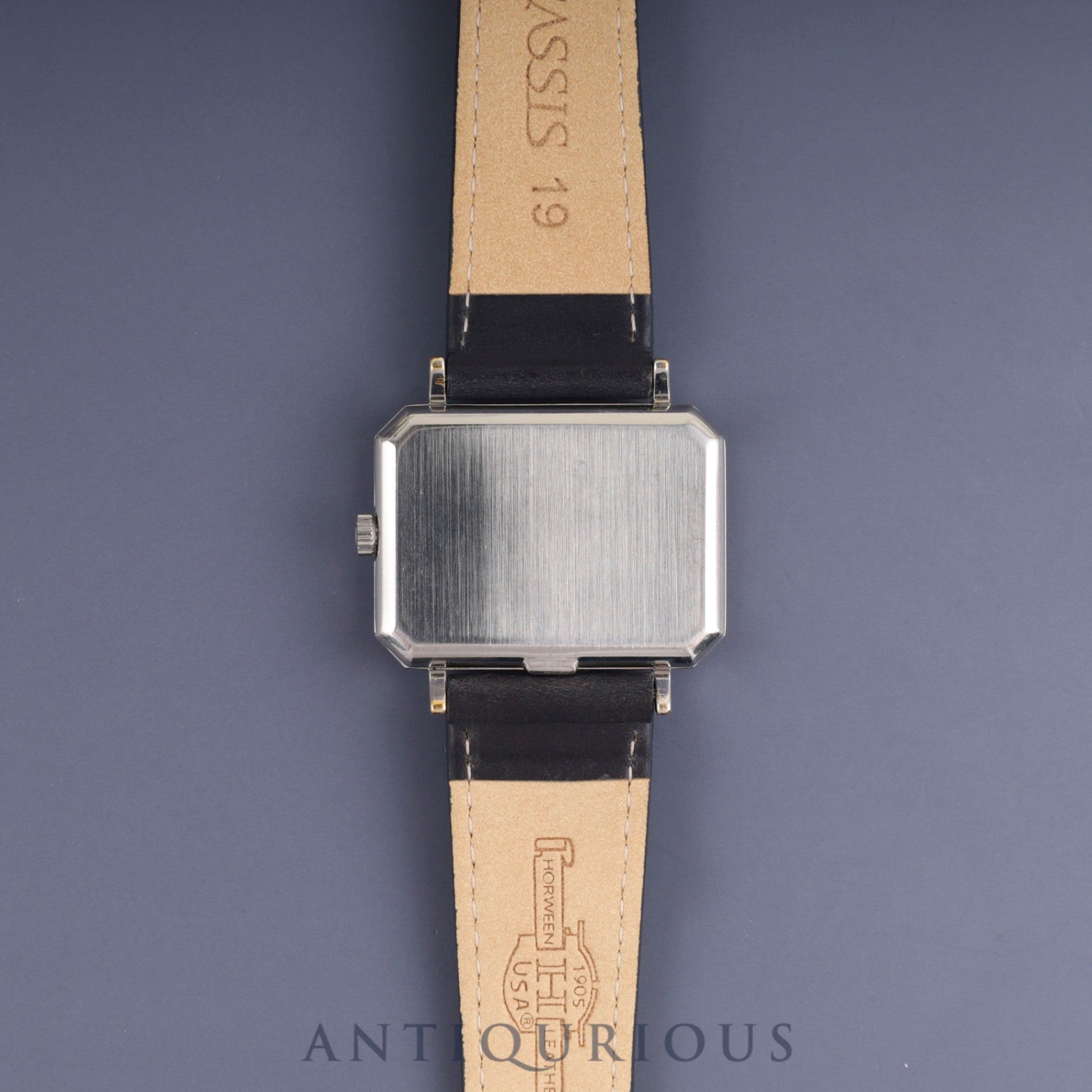 Omega De Ville 5110379 Manual winding SS Leather Genuine buckle (SS) Navy dial Overhauled