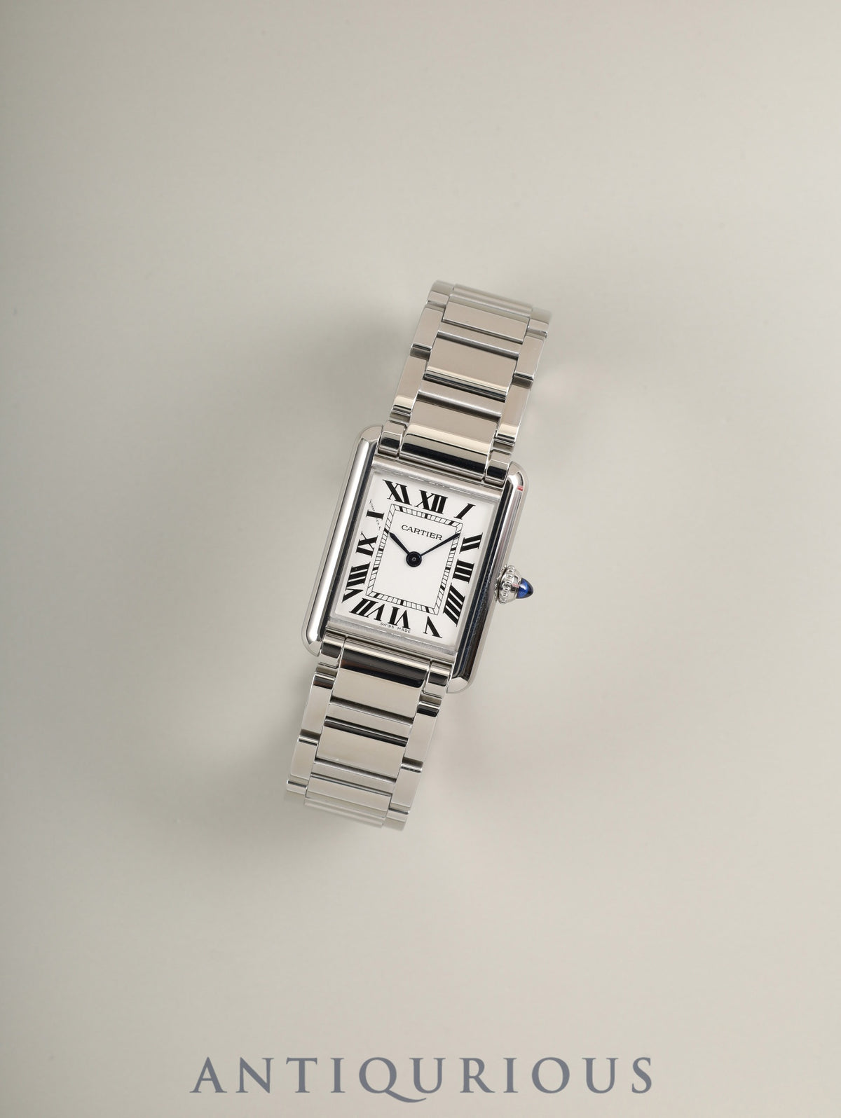 Cartier Tank Must SM WSTA0051 / 4322 Quartz Cal.157 SS SS Silver Roman Dial Box Warranty (2021) Overhauled
