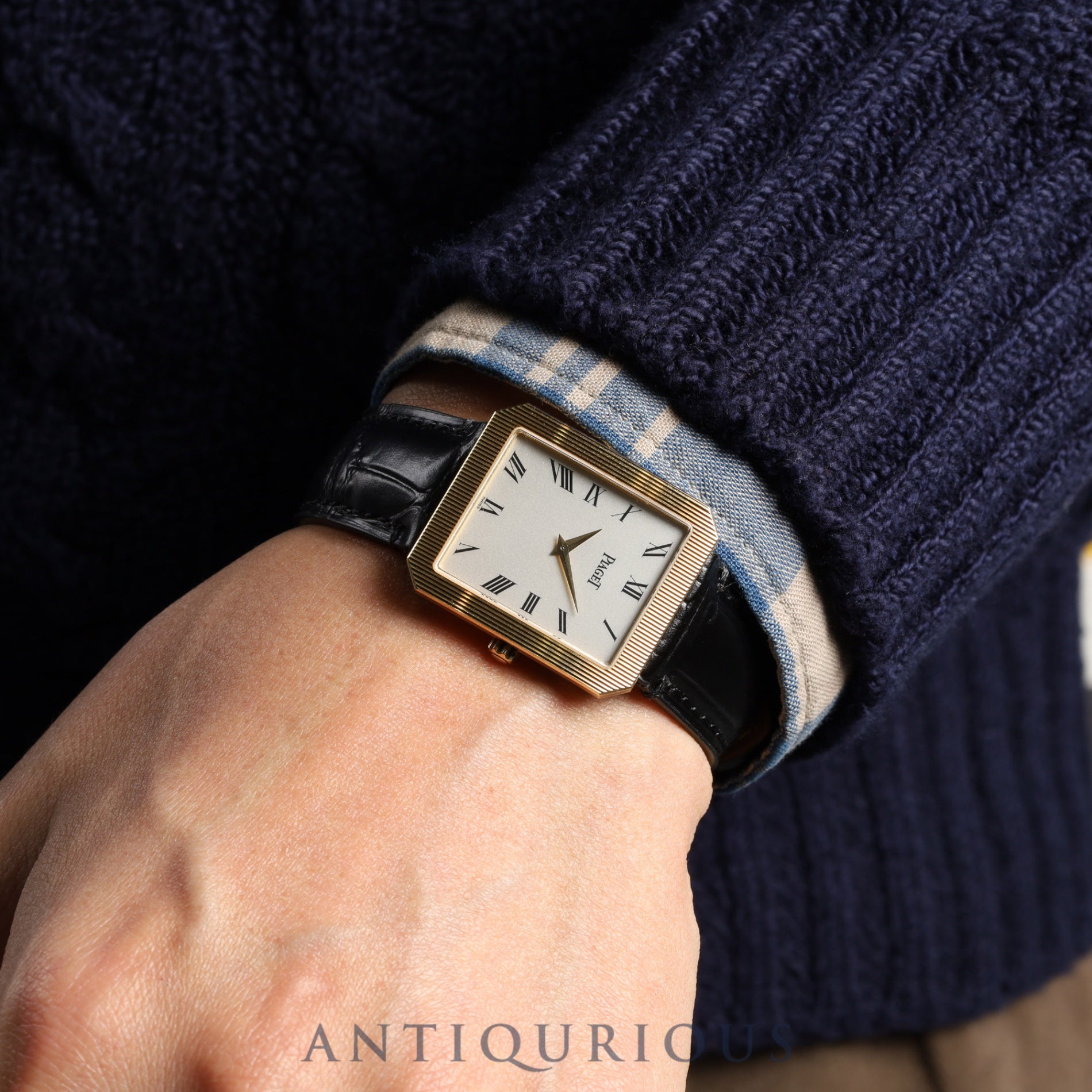 Piaget Protocol 90154 Manual winding Cal.9P2 YG Leather Genuine buckle (YG) Silver dial Warranty card (personal name included, 1994) Genuine replacement belt Overhauled