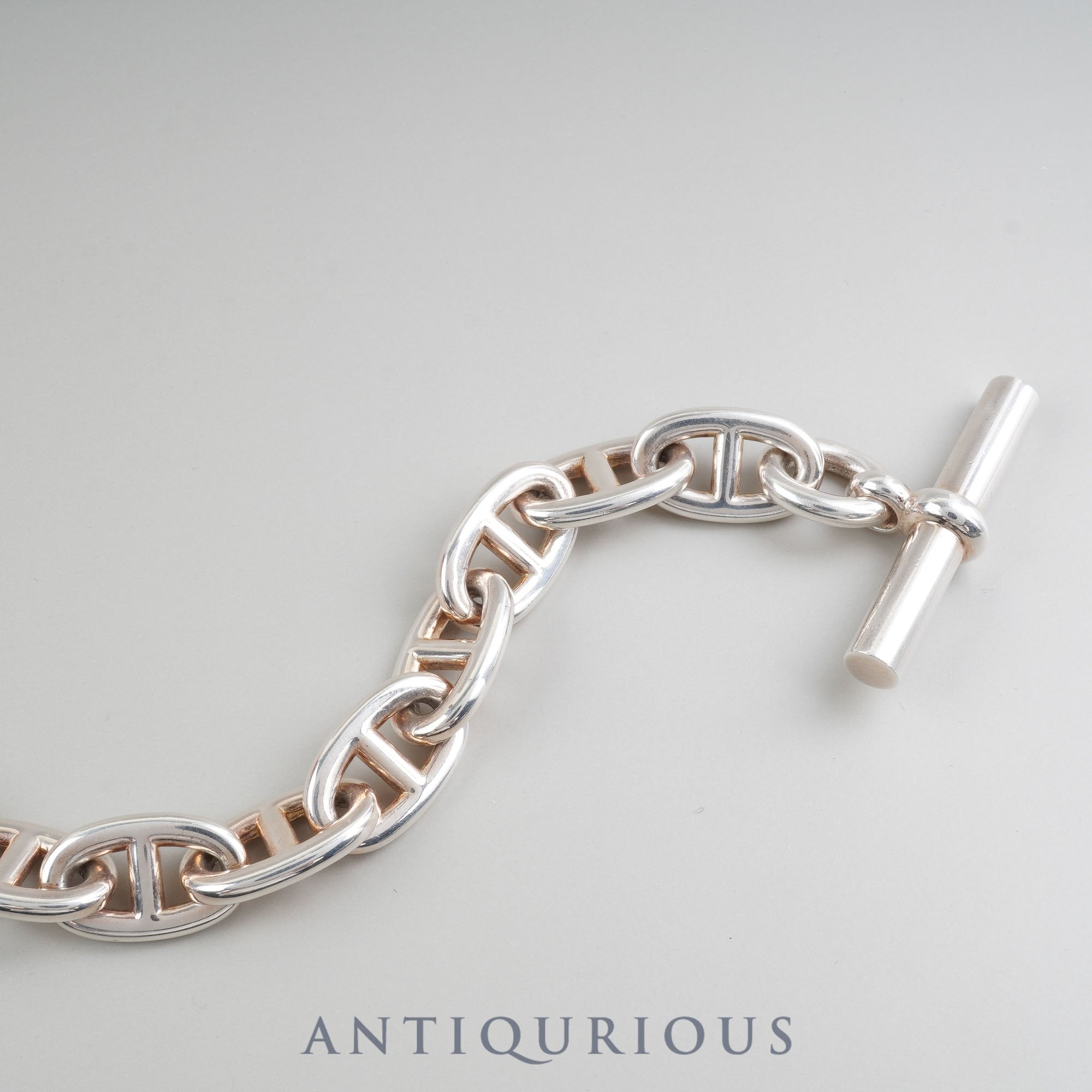 Hermes Bracelet Chaine d'Ancre TGM 13 links SV925 Box