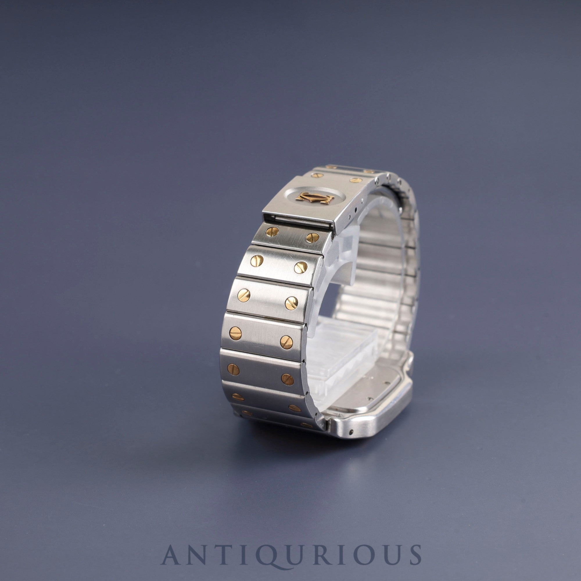 カルティエ サントス ガルベ LM 20011C4 / 187901 クォーツ Cal.687 SS/YG SS/YG ホワイトローマン文字盤 オーバーホール済み