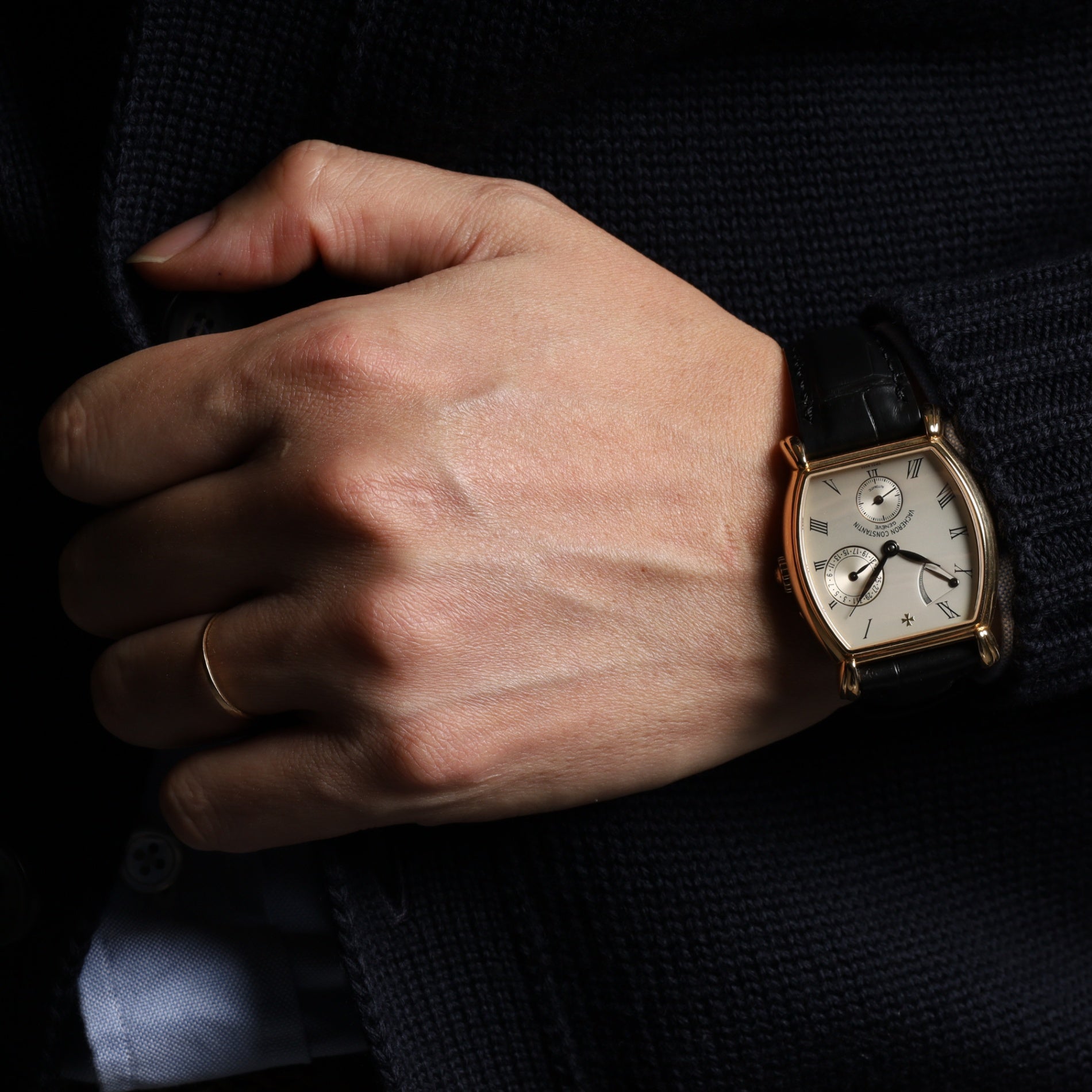 ヴァシュロン・コンスタンタン ジュビリー240 47240/000J 自動巻き Cal.1127 YG 純正革ベルト 純正尾錠(750)シルバー文字盤 箱