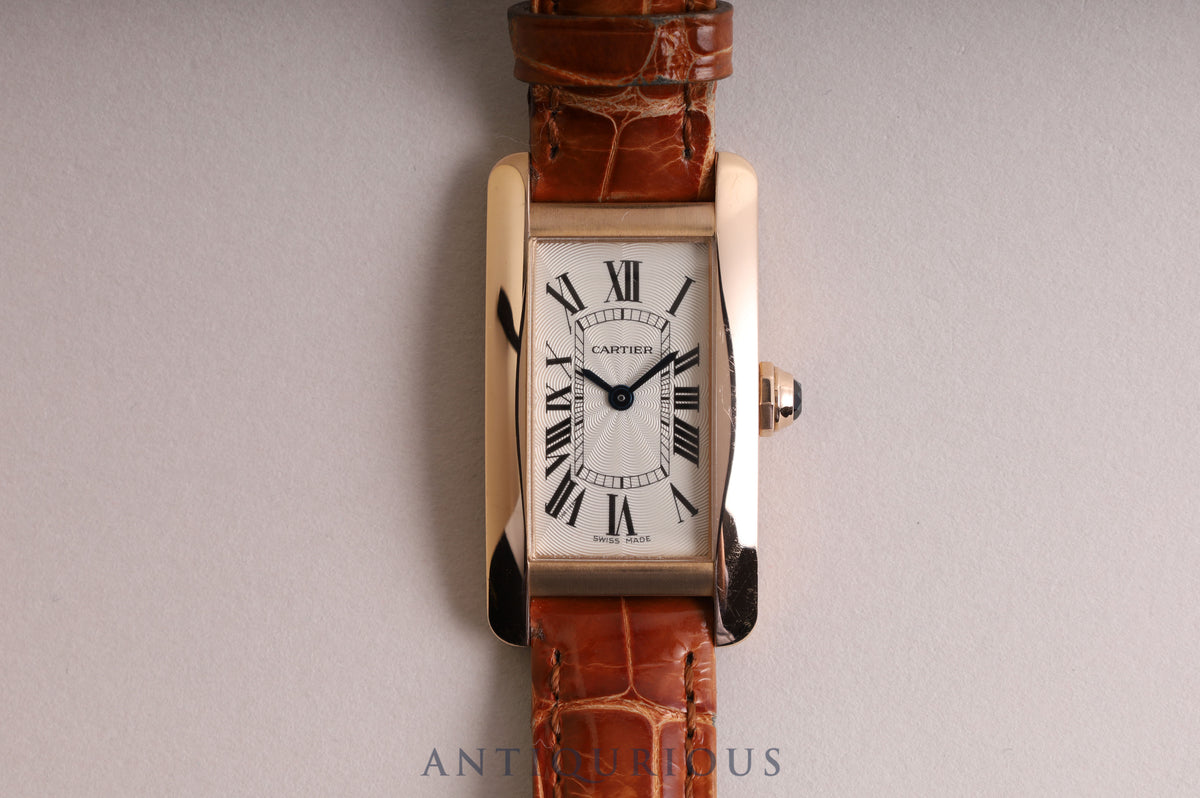 Cartier Tank Americaine SM QZ W2607456 with box and warranty