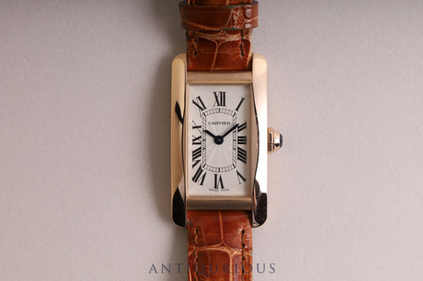 Cartier Tank Americaine SM QZ W2607456 with box and warranty
