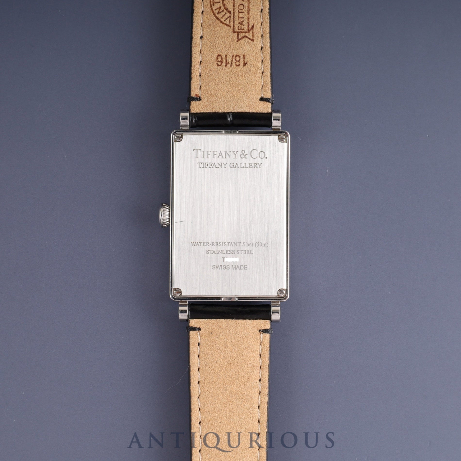 Tiffany Gallery Z3002.10.10A21A68A Quartz Cal.976.001 SS Leather Genuine Buckle (SS) Silver Dial Overhauled