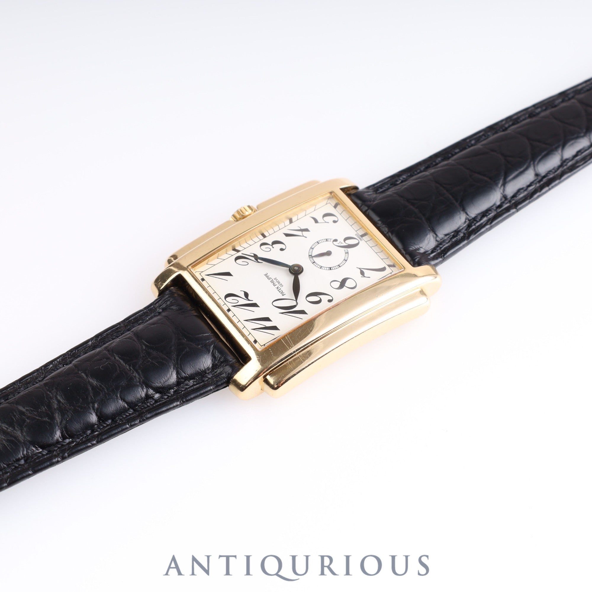 Patek Philippe Gondolo 5024J Manual winding Cal.215 YG Leather White Arabic dial Box Warranty (1995) Booklet