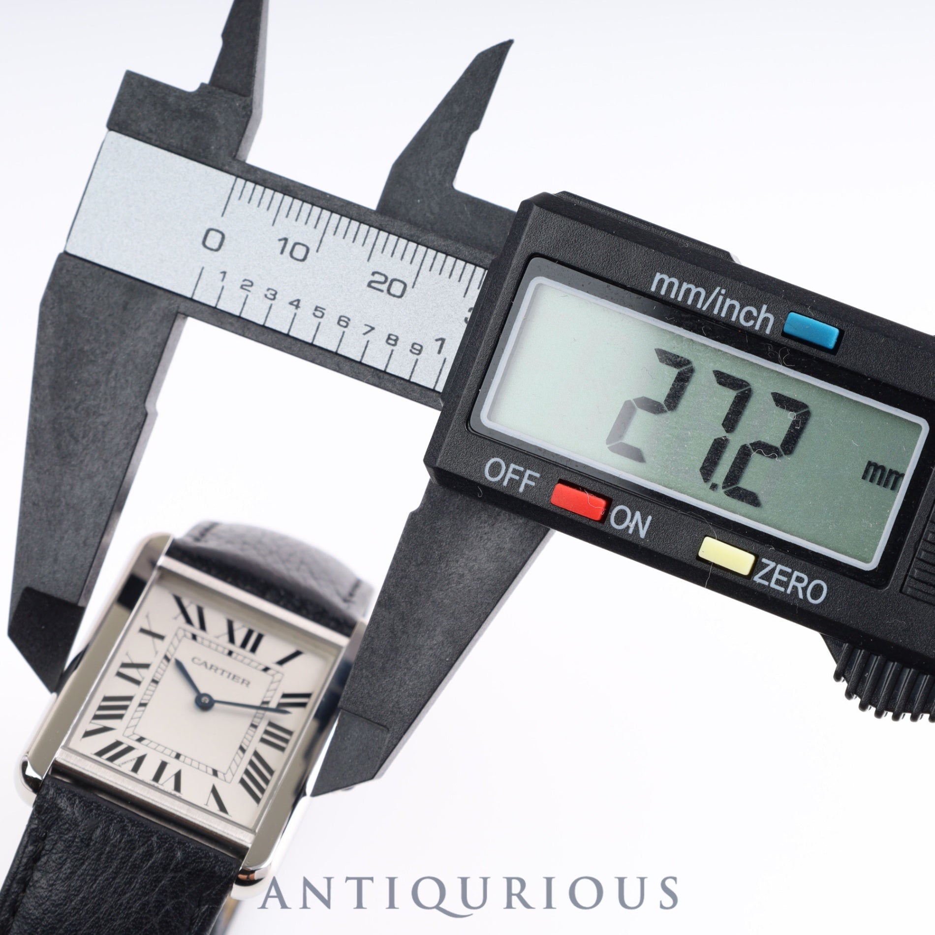 Cartier Tank Solo LM Quartz WSTA0028 / 3169 SS Leather Silver Dial Box Warranty (2019)